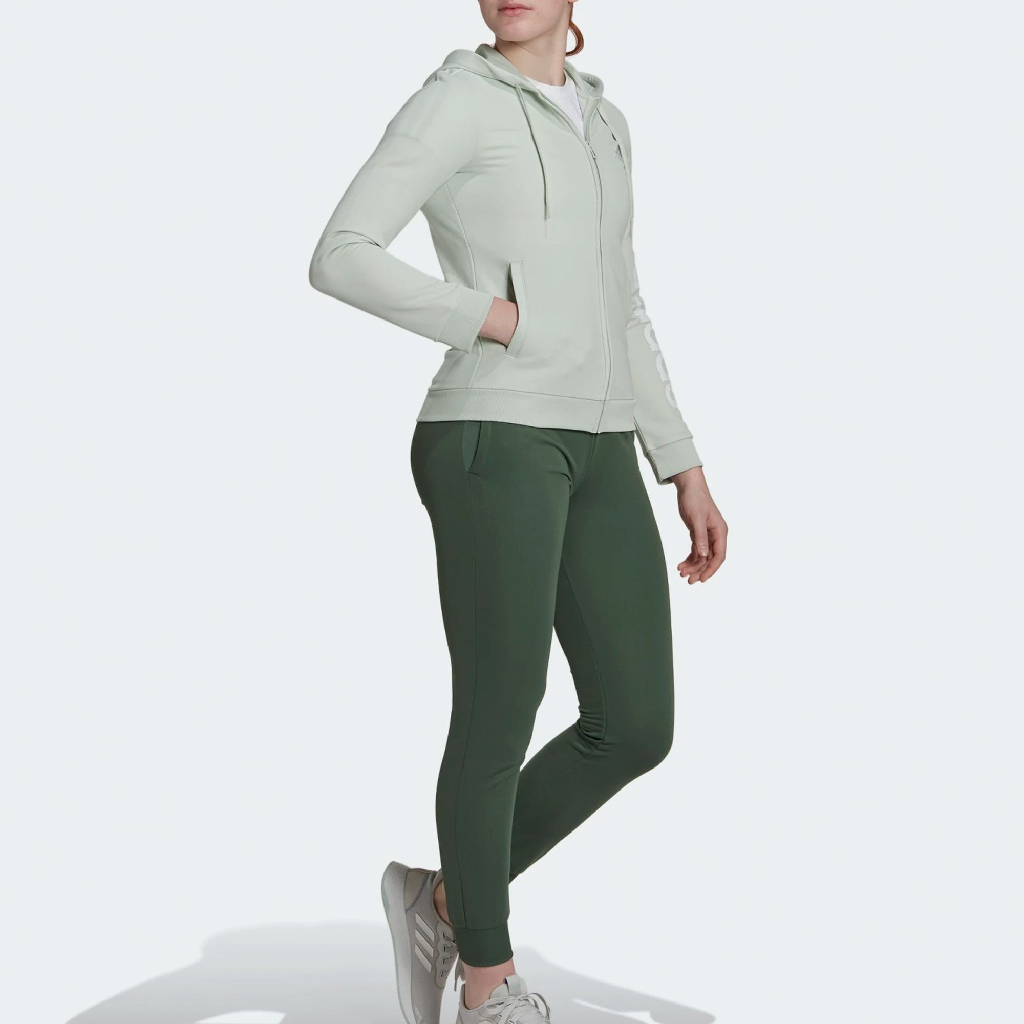 Adidas Essentials Logo French Terry Trainingspak Senior