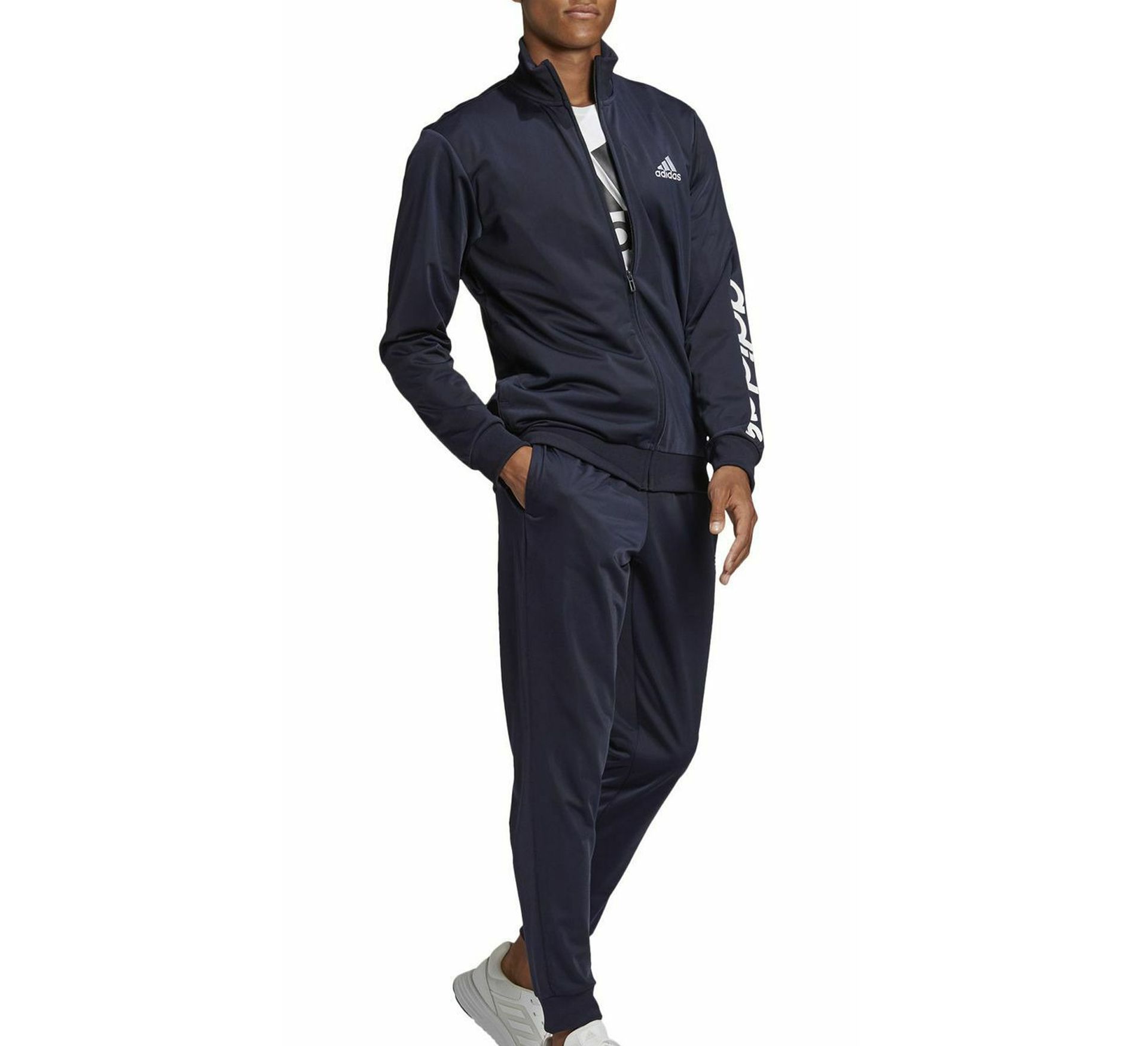 Adidas Lineaire Logo Trainingspak Heren