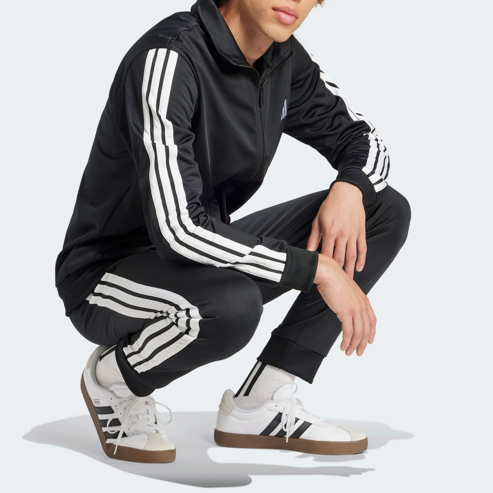 Adidas Sportswear Basic 3-Stripes Tricot Trainingspak Heren