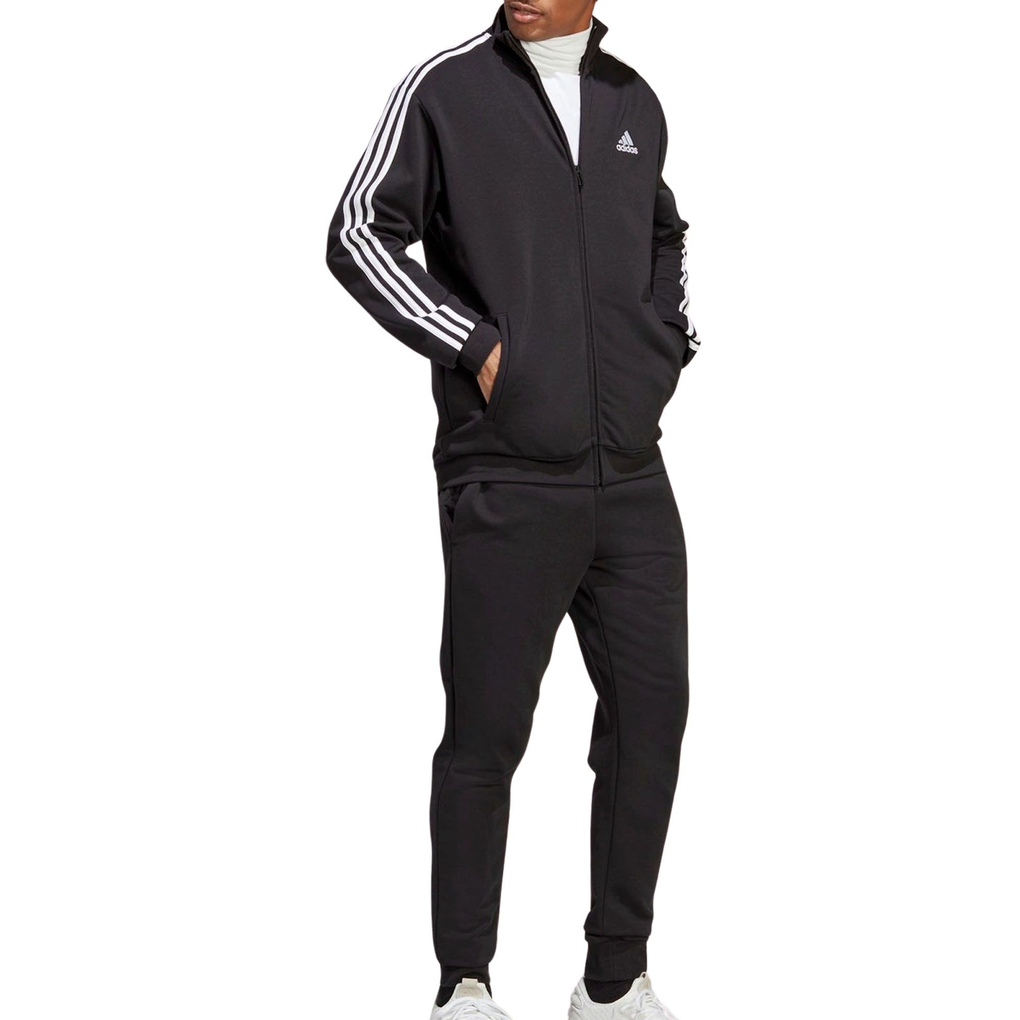 Adidas Essentials 3-Stripes Fleece Trainingspak Heren