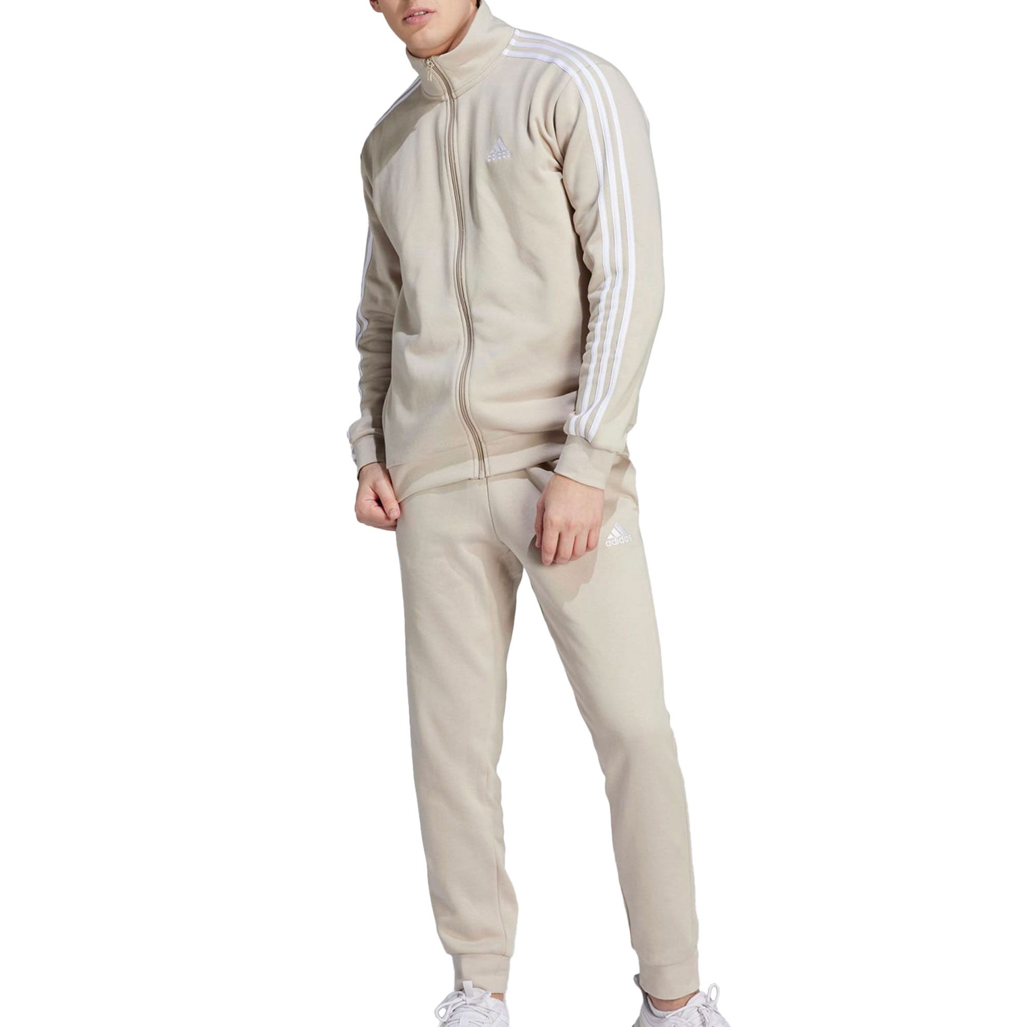 Adidas Basic 3-Stripes Fleece Tracksuit Men