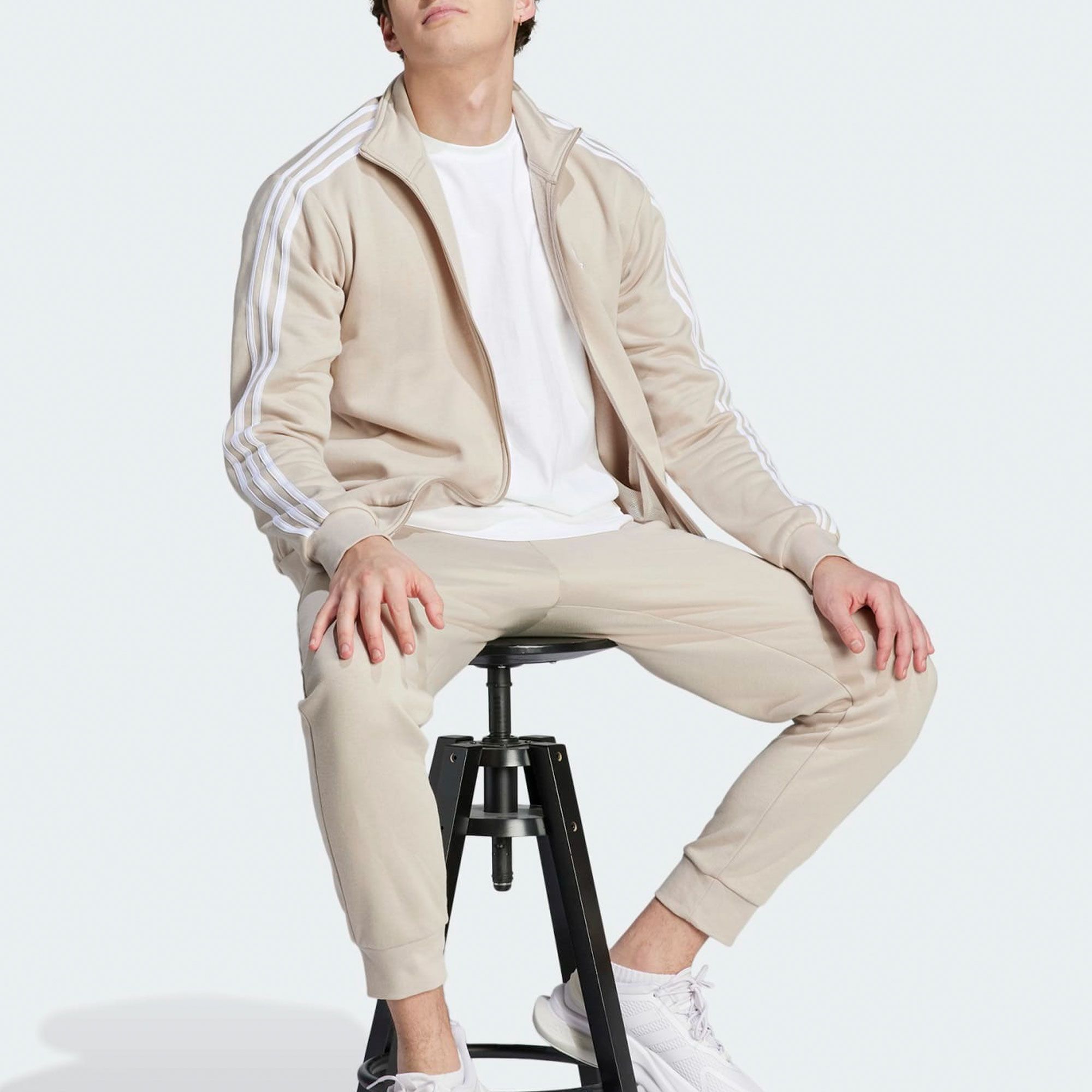 Adidas Basic 3-Stripes Fleece Tracksuit Men