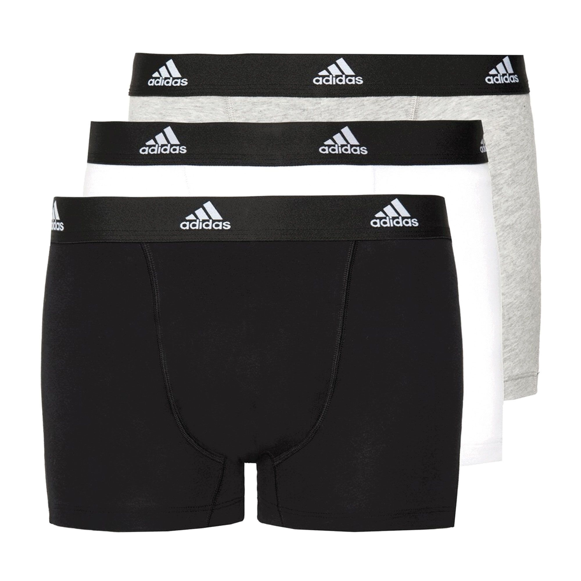 Adidas Active Flex Cotton Trunk Boxershorts Heren (3-pack)