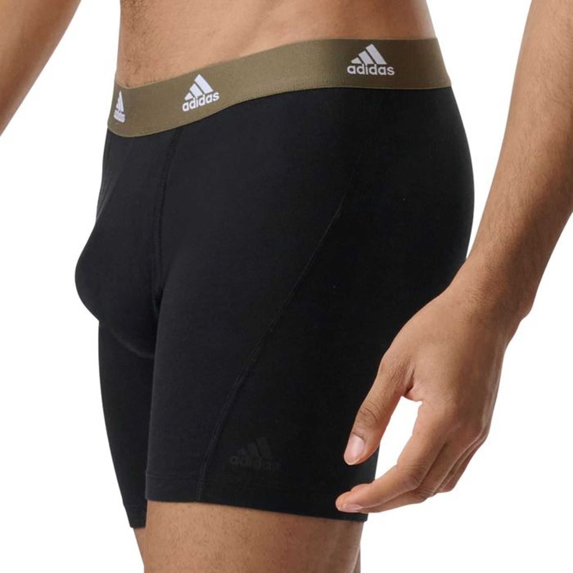 Adidas Active Flex Cotton Brief Boxershorts Herren (3-Pack)