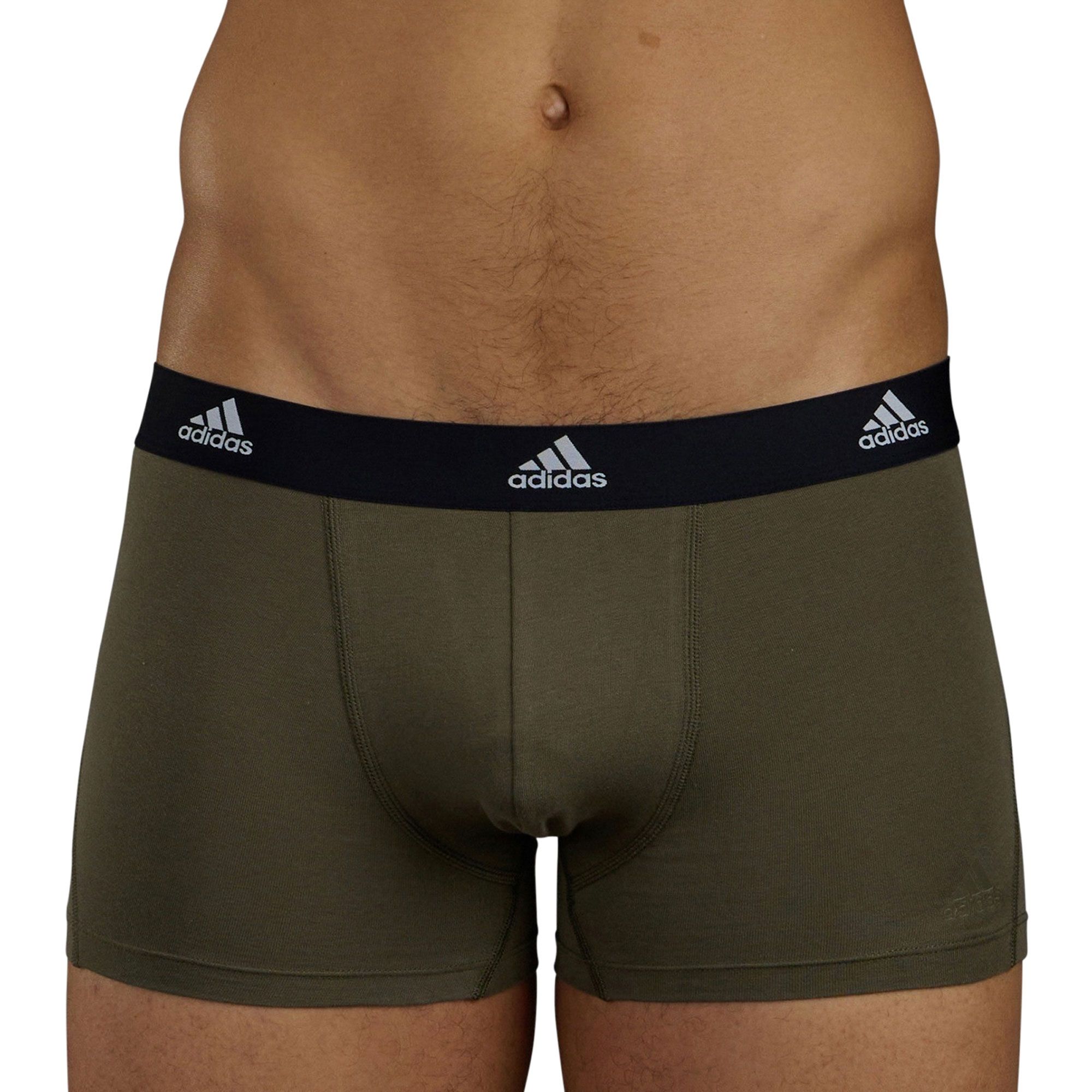 Adidas Active Flex Cotton Trunk Boxershorts Heren (3-pack)