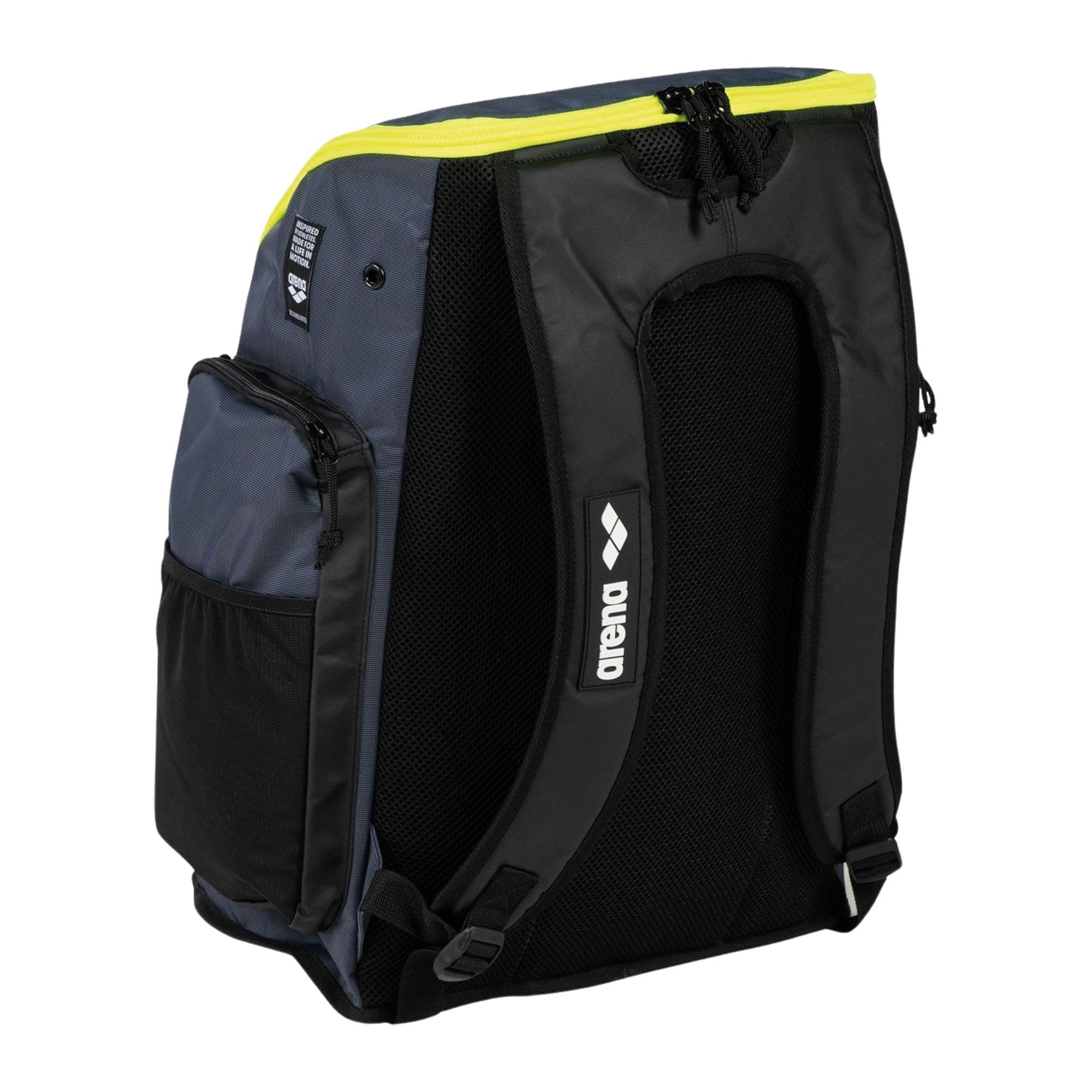 Sac à Dos Arena Spiky III 35L – Pour La Natation Et Le Sport, Jaune/smoké, Neuf