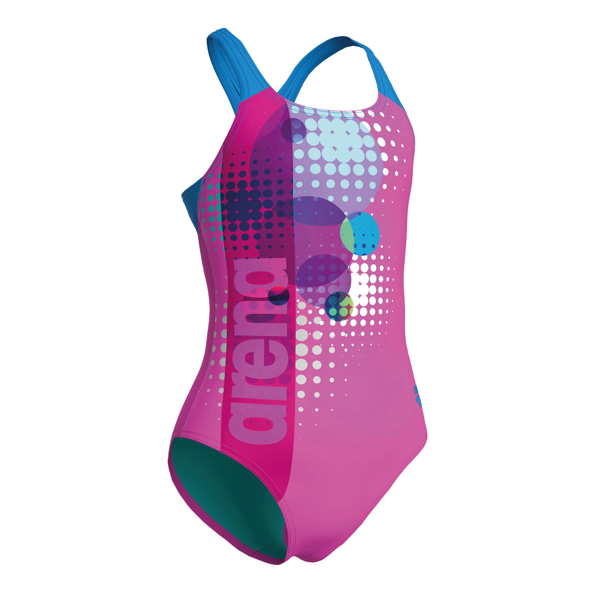 Arena Dots Pro Back Badpak Meisjes