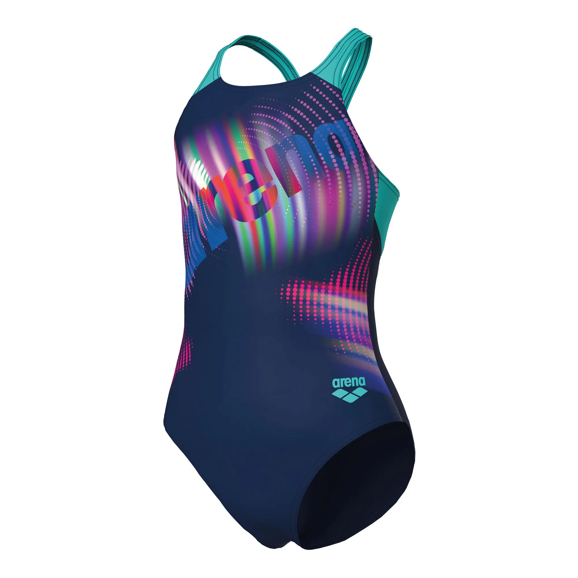Arena Lit Logo V Back Badpak Meisjes