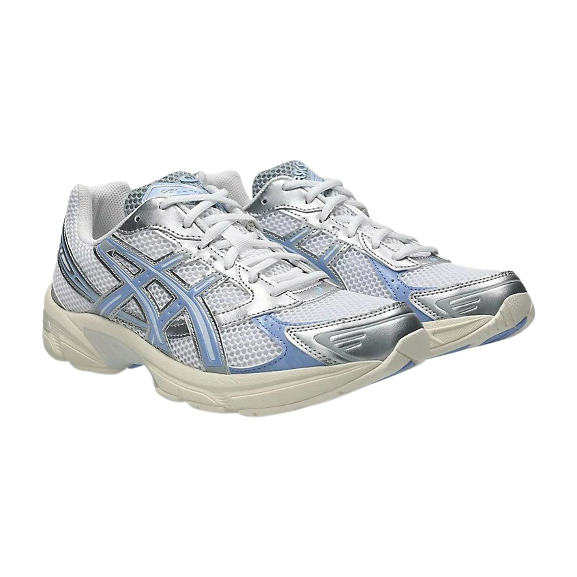 Asics Gel 1130 herensneaker zilver, blauw en wit
