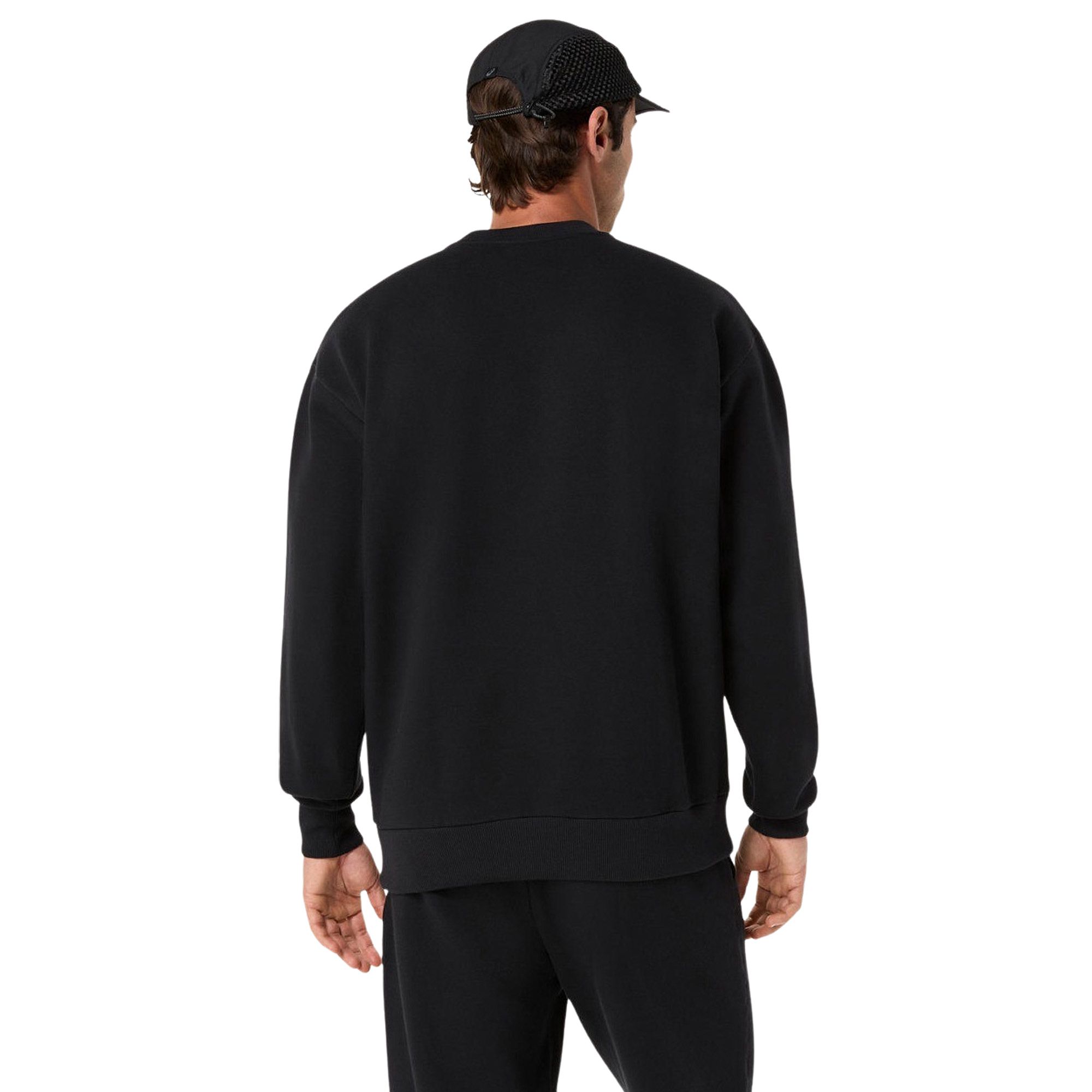 Asics Fleece Relaxed Crew-Neck Sweater Heren