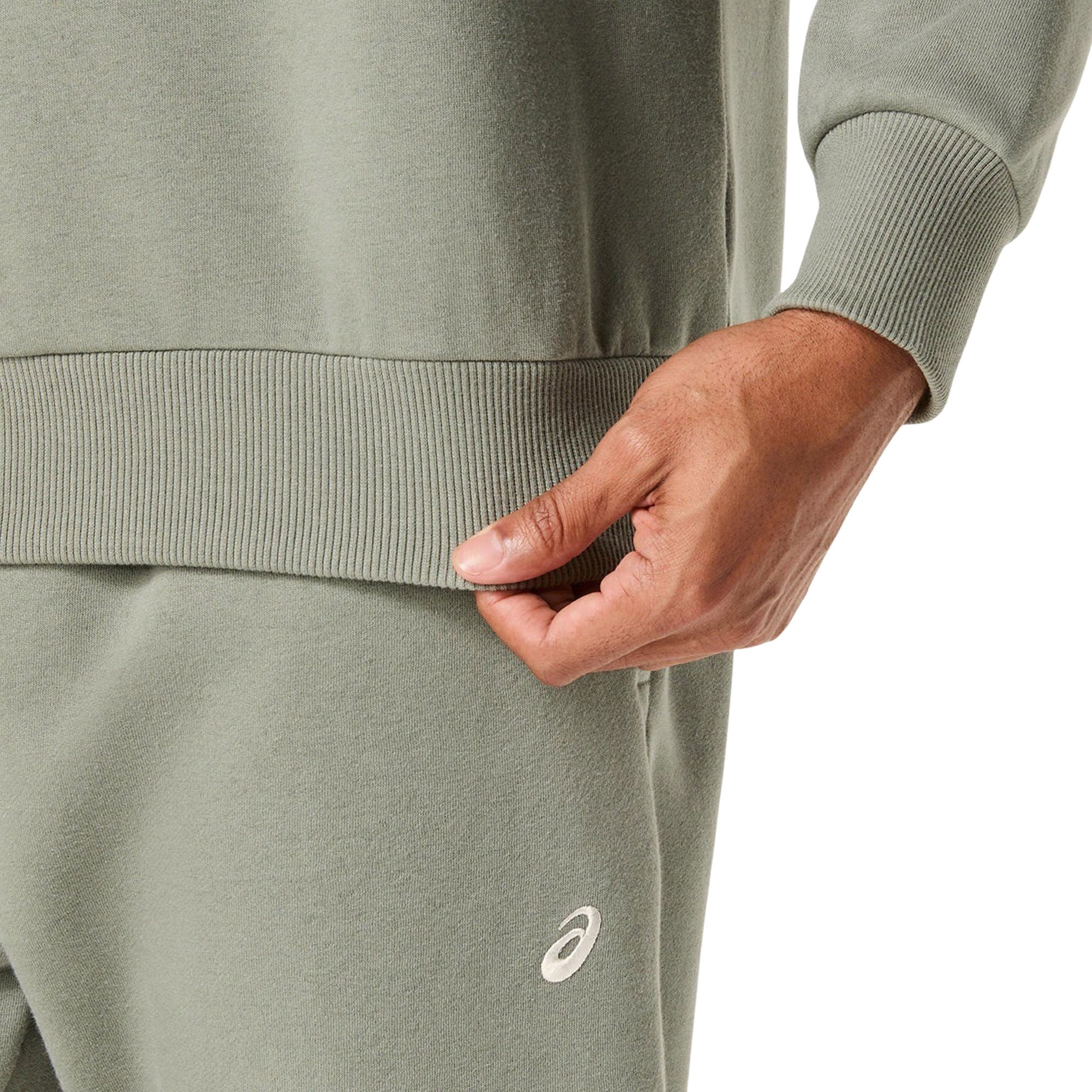 Asics Fleece Relaxed Crew-Neck Sweater Heren