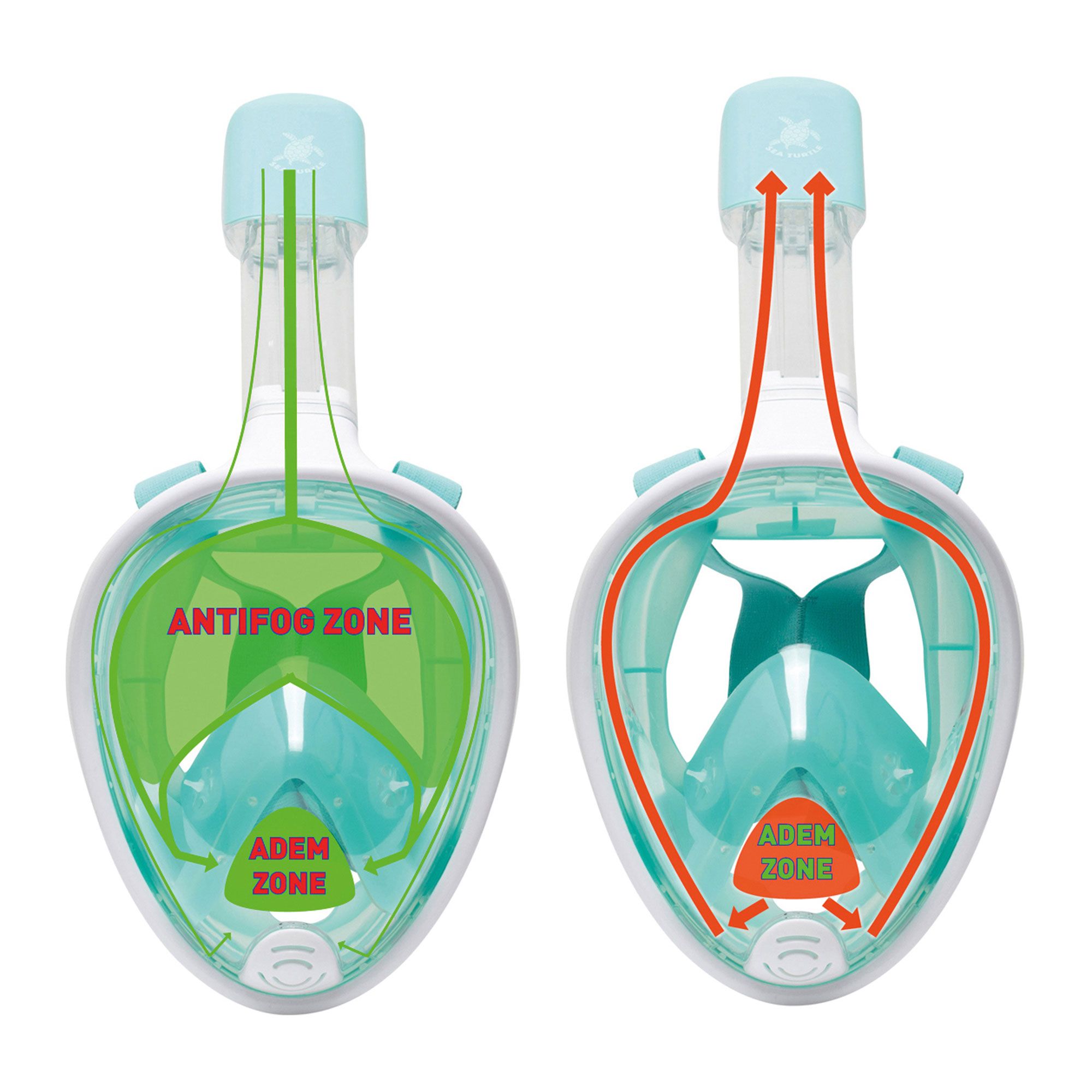 Atlantis Sea Turtle Snorkelmasker Senior