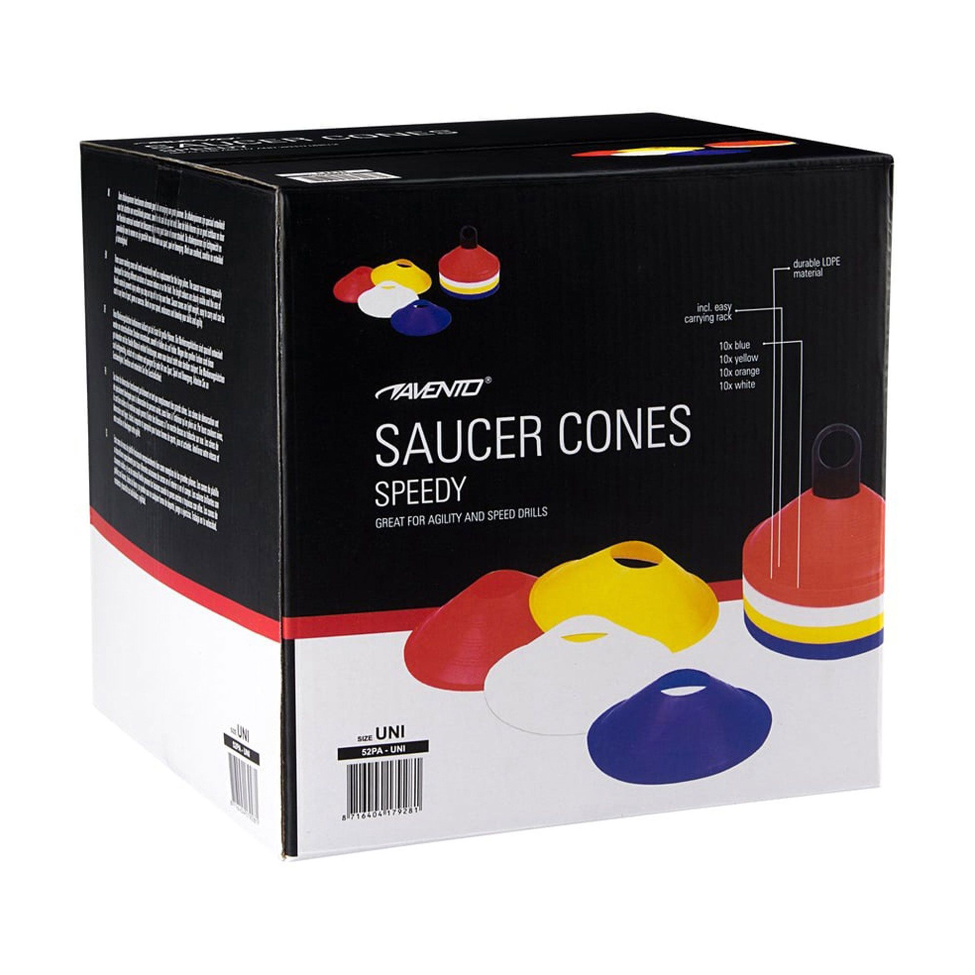 Avento Afbakenpionnen Speedy (40 stuks)