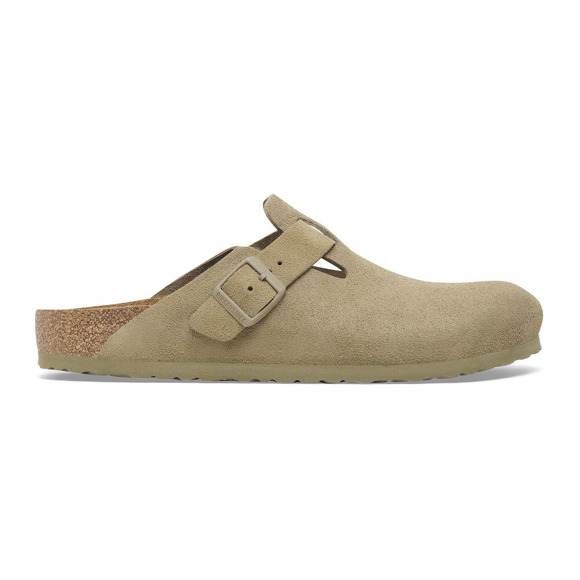 Birkenstock Boston Suède Slippers Senior