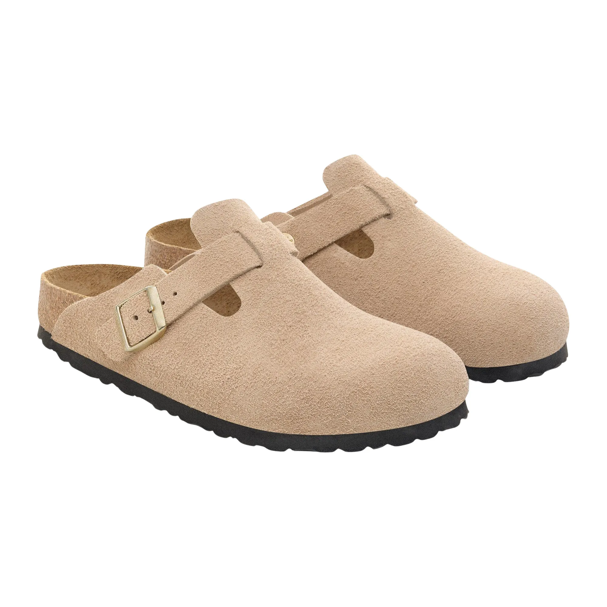 Birkenstock Boston Suède Slippers Senior