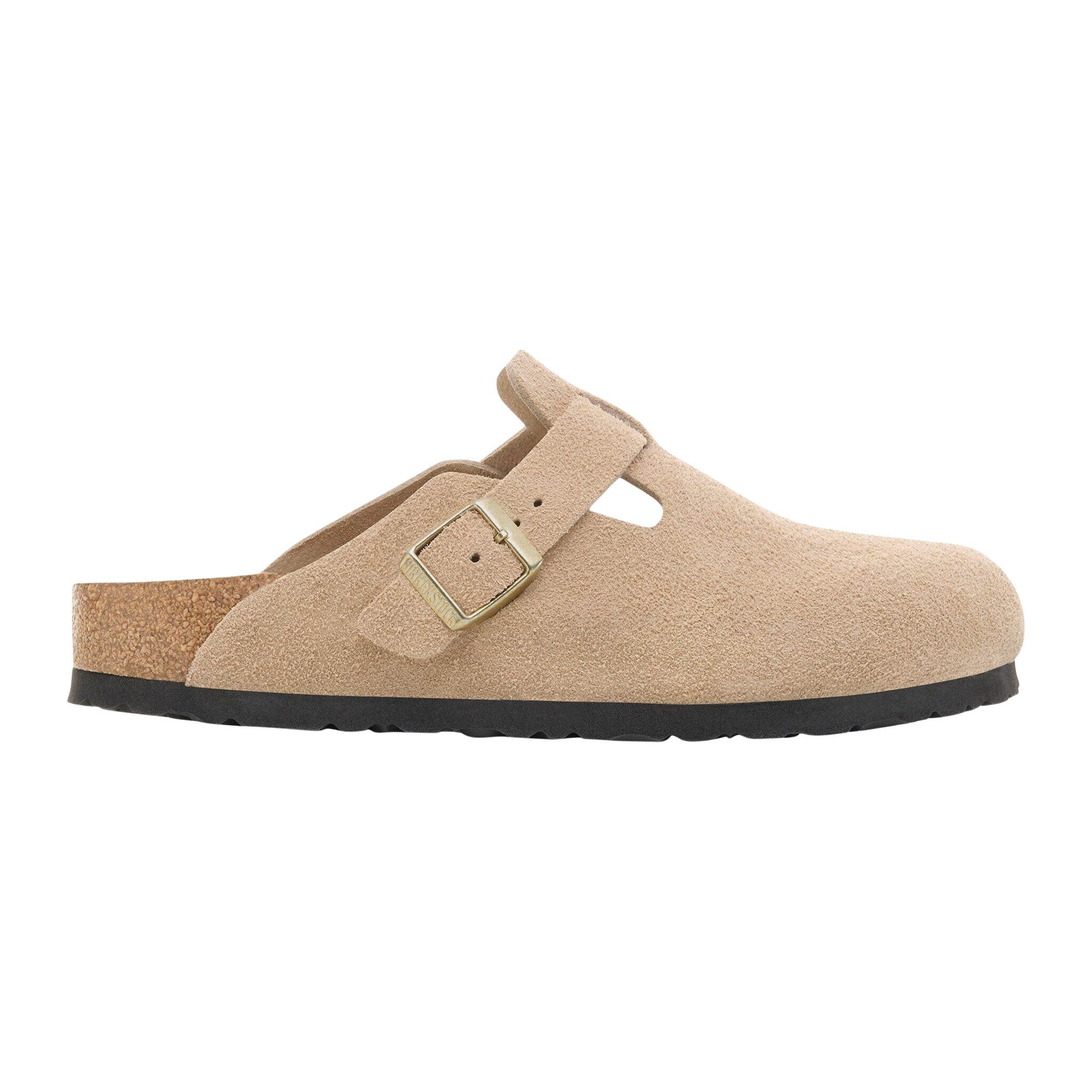 Birkenstock Boston Suède Slippers Senior