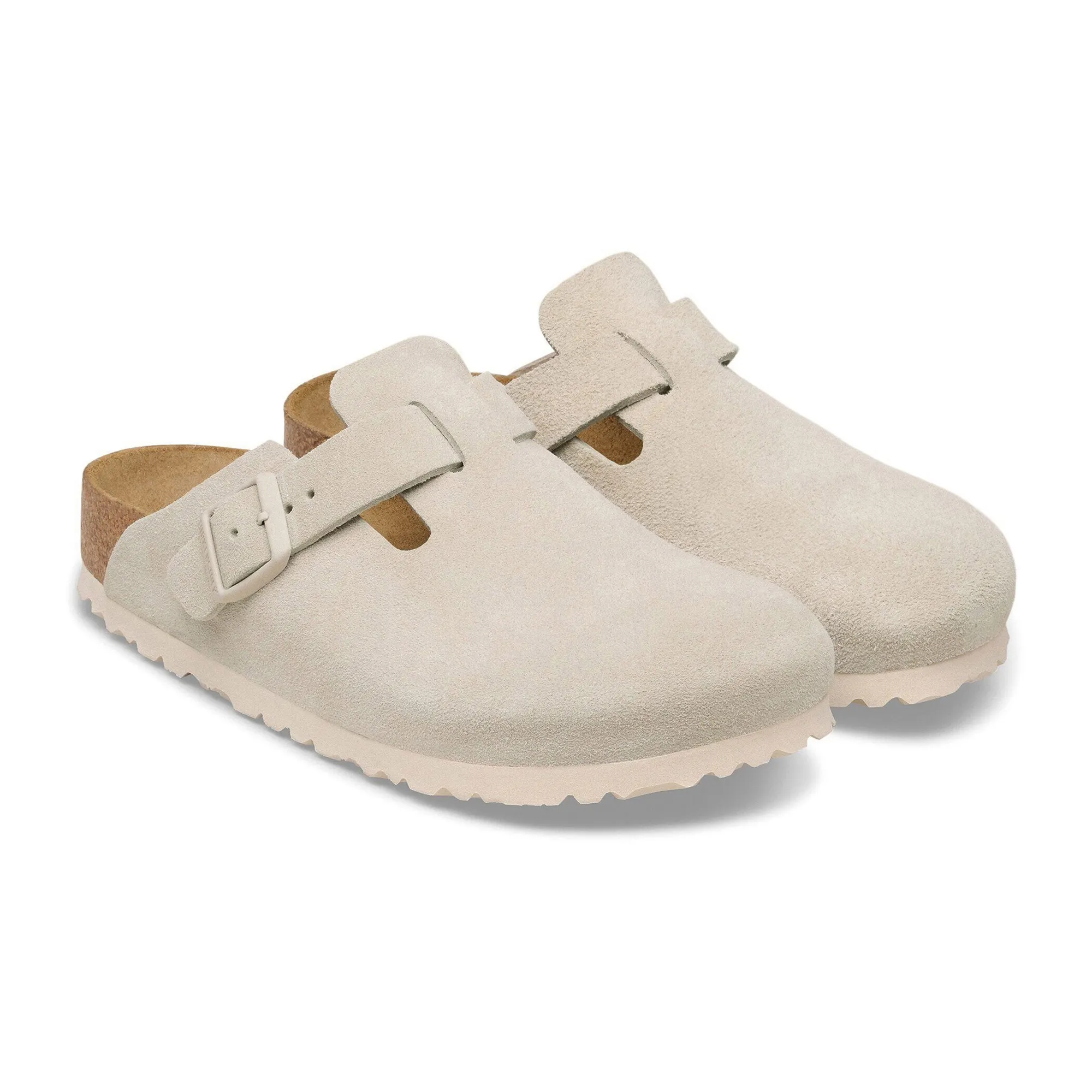 Birkenstock Boston Suède Slippers Senior