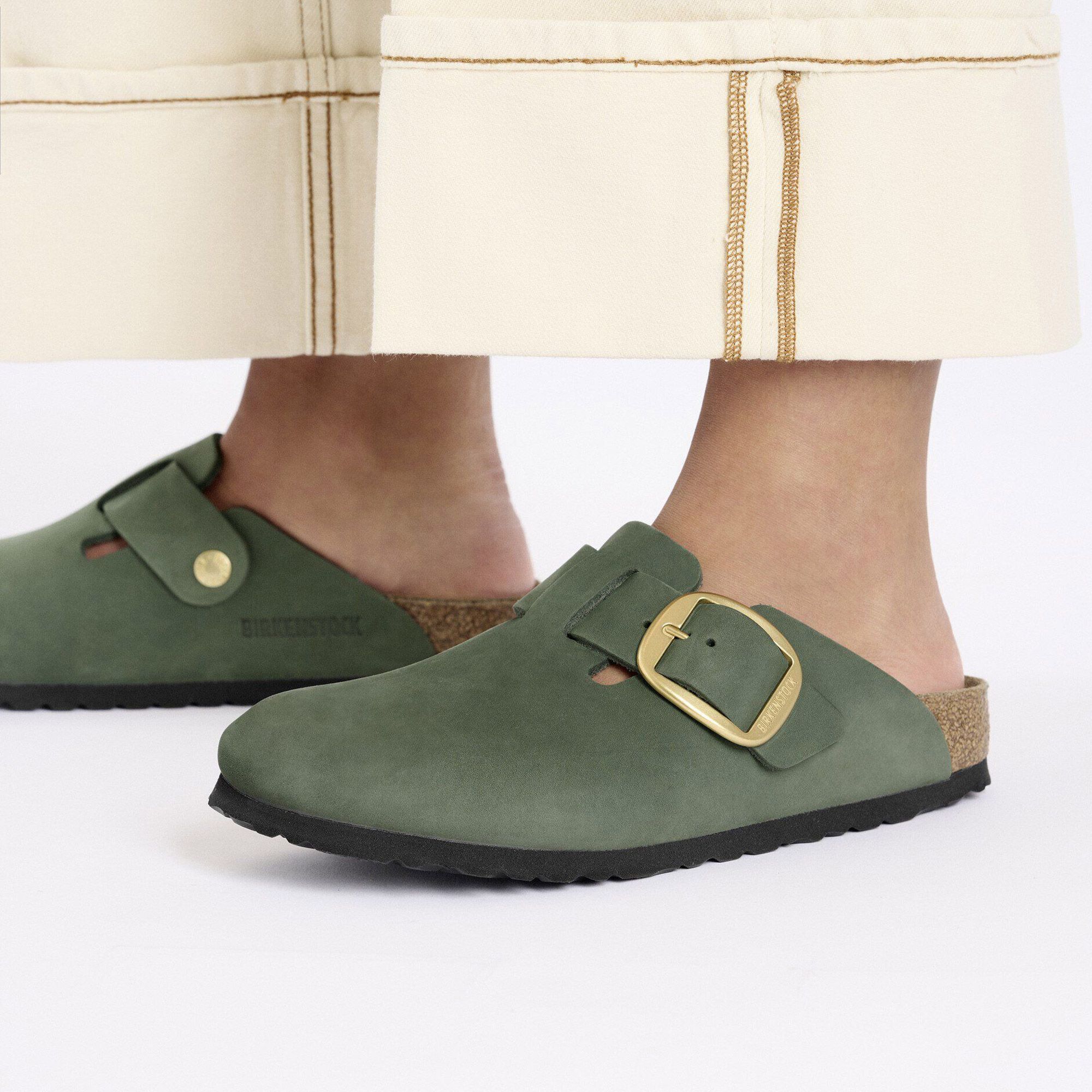 Birkenstock Boston Big Buckle Slippers Senior