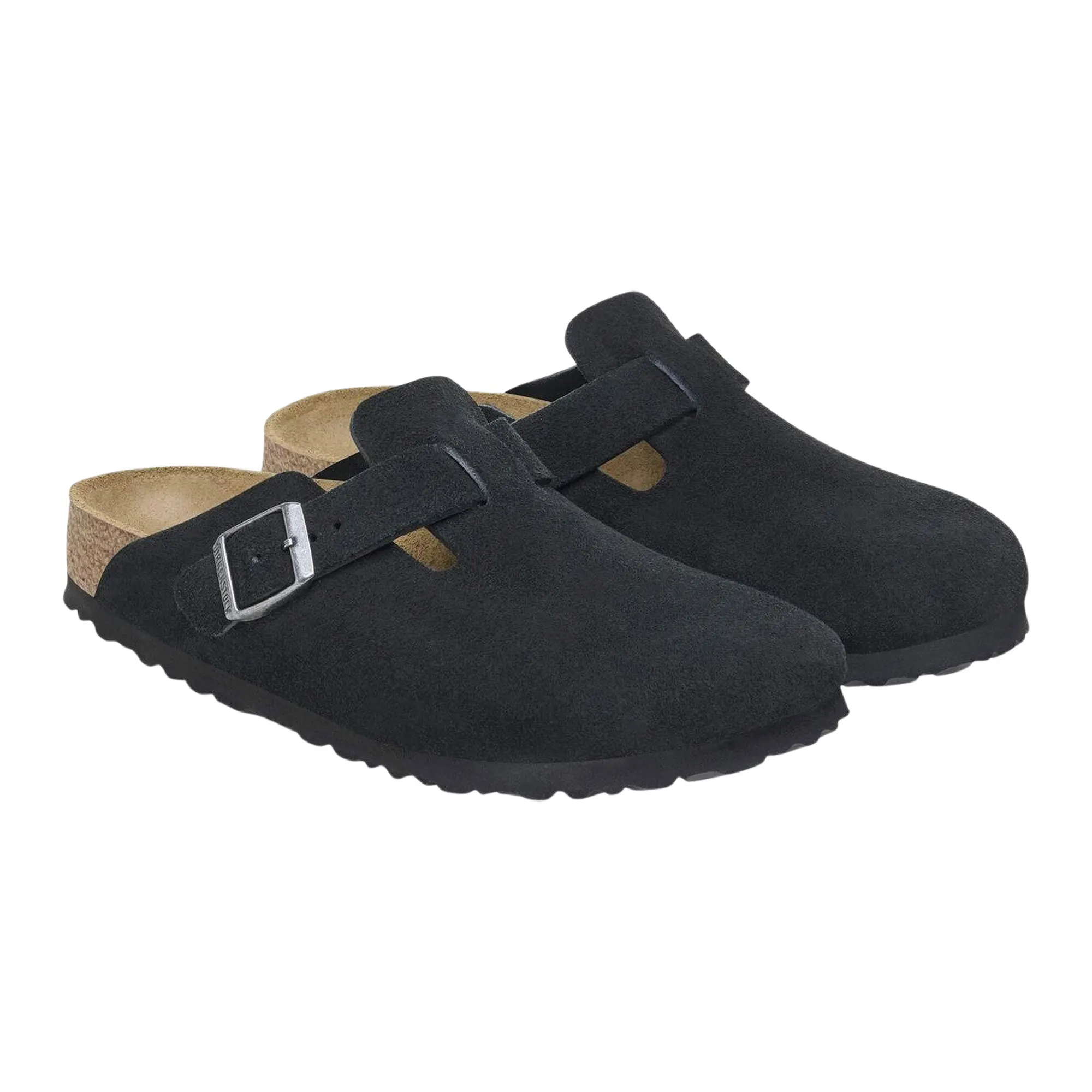 Birkenstock Boston Suède Slippers Senior