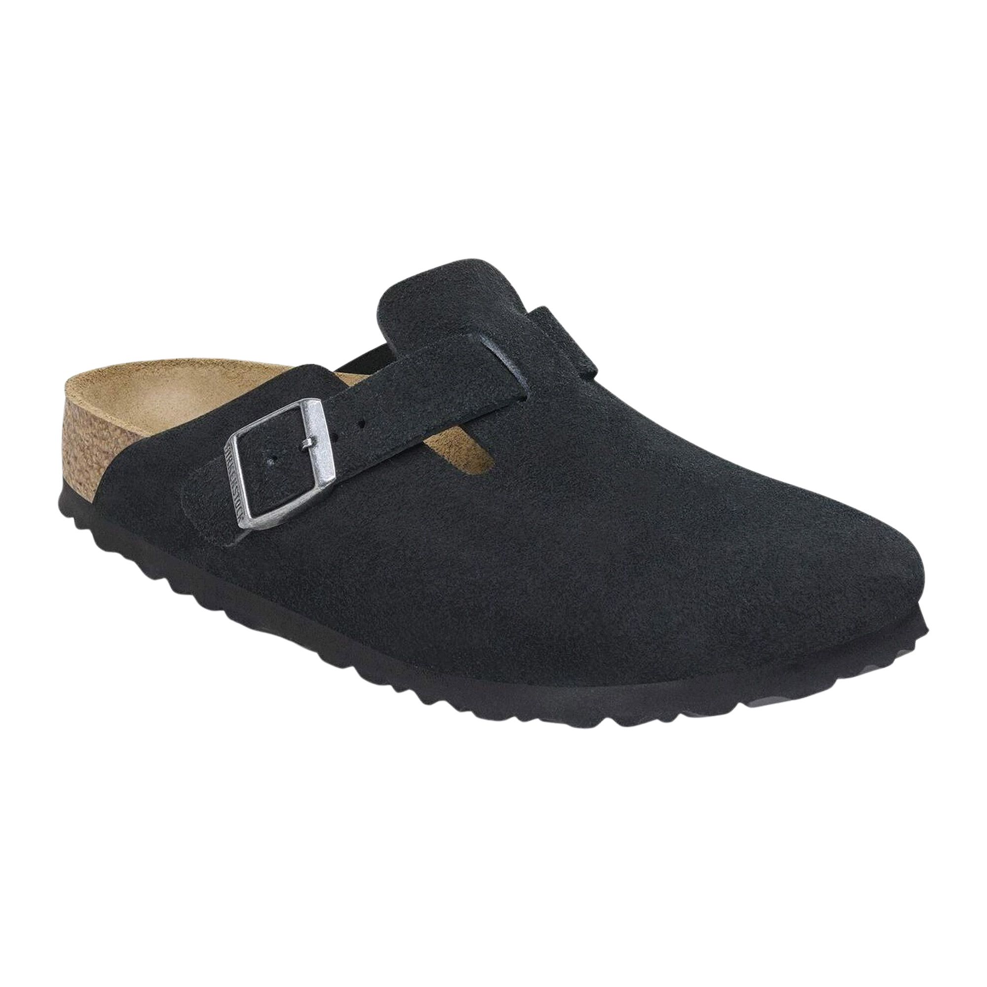 Birkenstock Boston Suède Slippers Senior