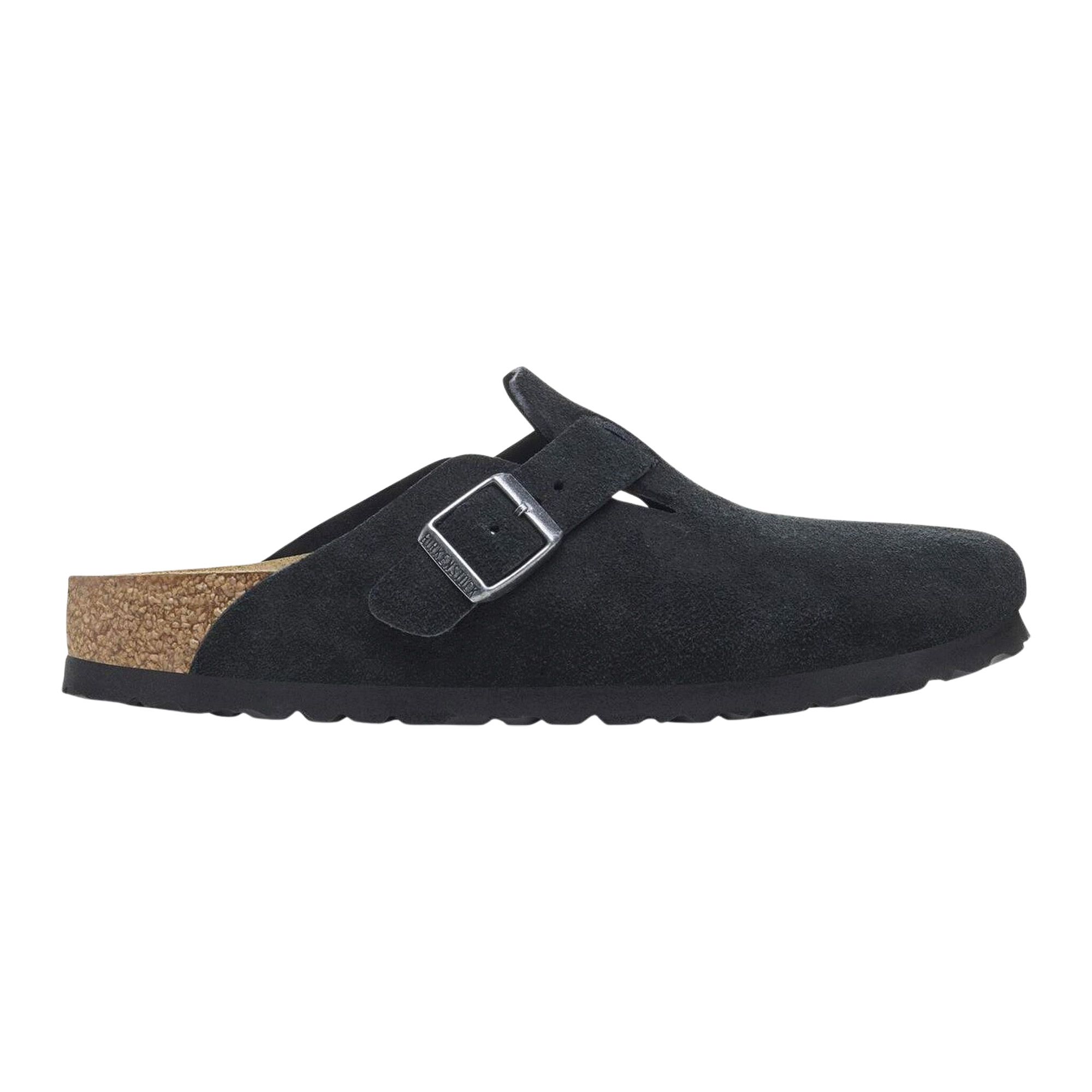 Birkenstock Boston Suède Slippers Senior
