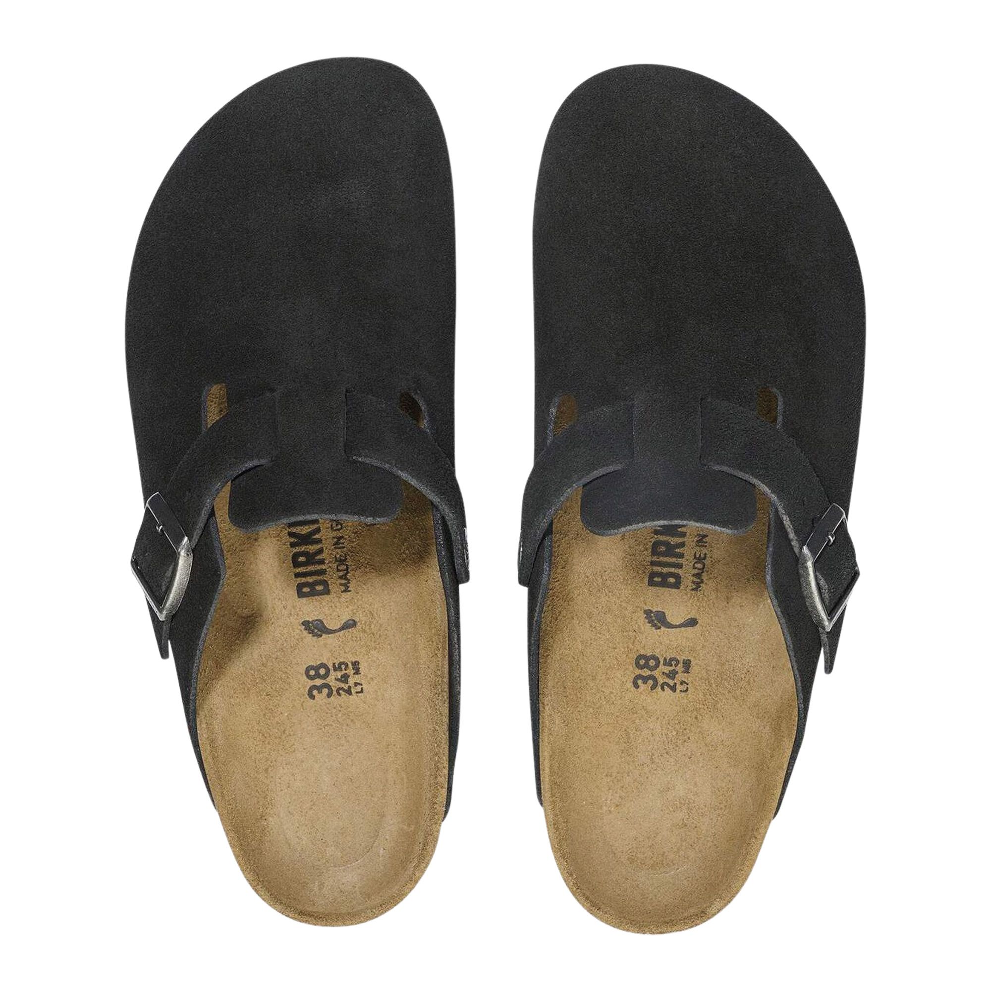 Birkenstock Boston Suède Slippers Senior