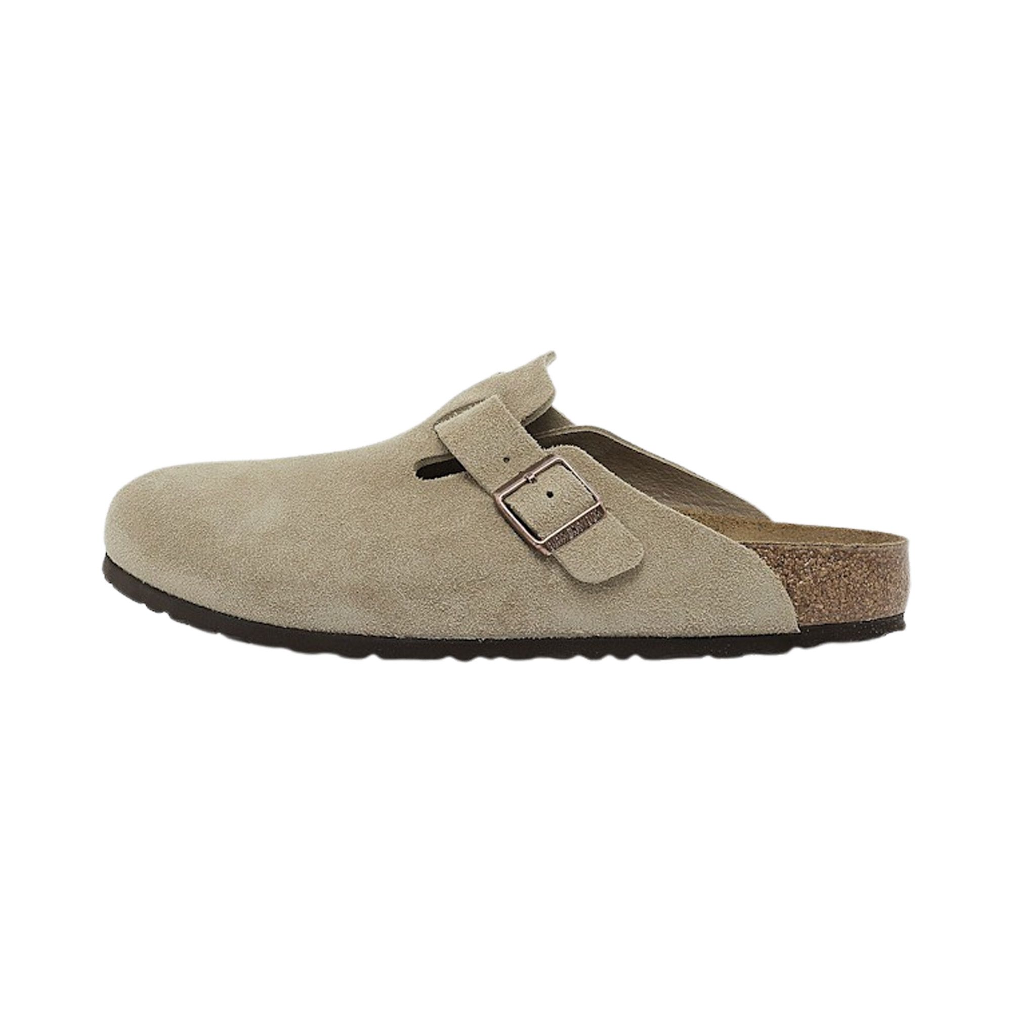 Birkenstock Boston Suède Slippers Senior