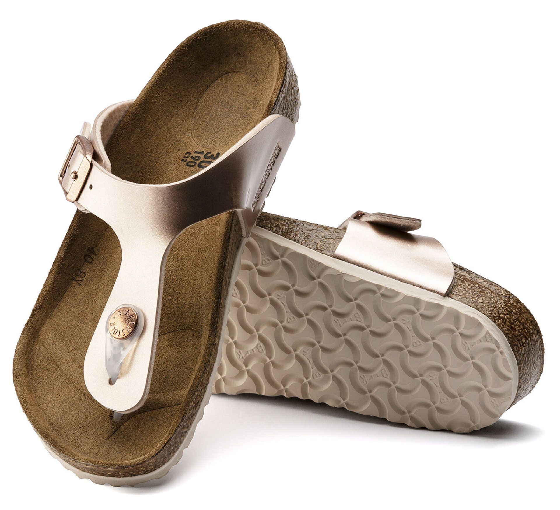 Birkenstock Gizeh Electric Metallic Slippers Junior