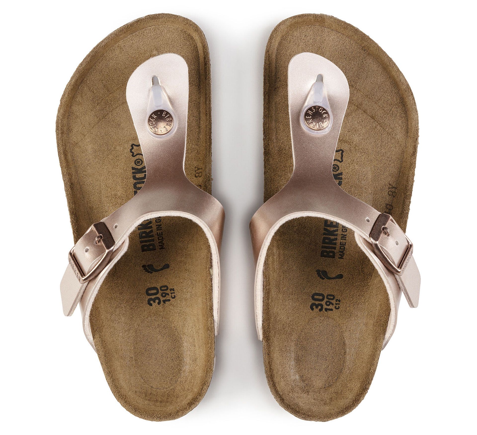 Birkenstock Gizeh Electric Metallic Slippers Junior