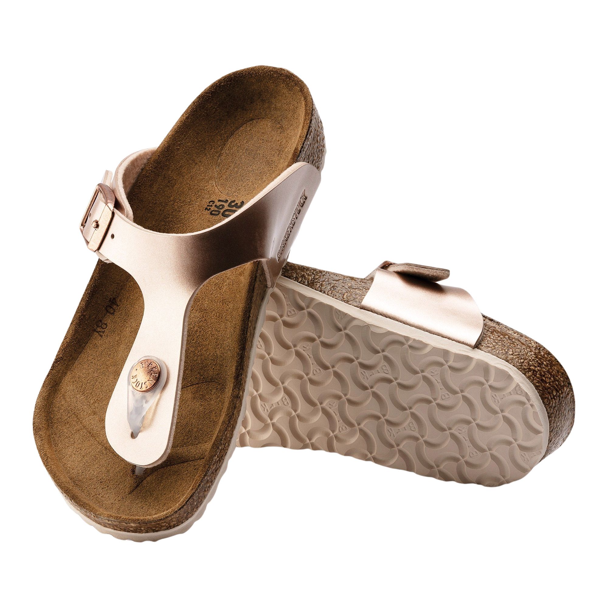 Birkenstock Gizeh Electric Metallic Slippers Junior
