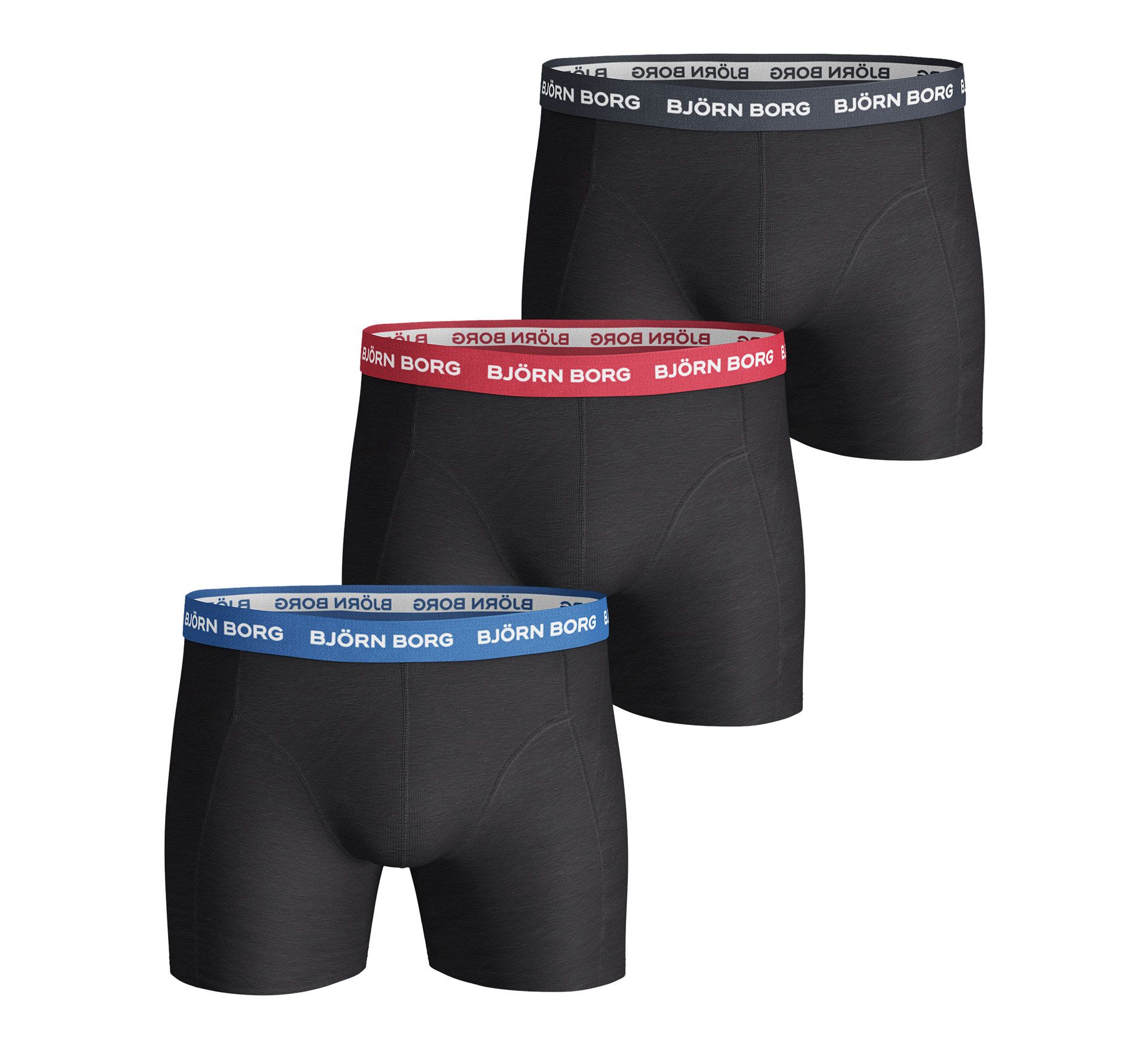 Björn Borg Contrast Solids Boxershorts (3-pack)