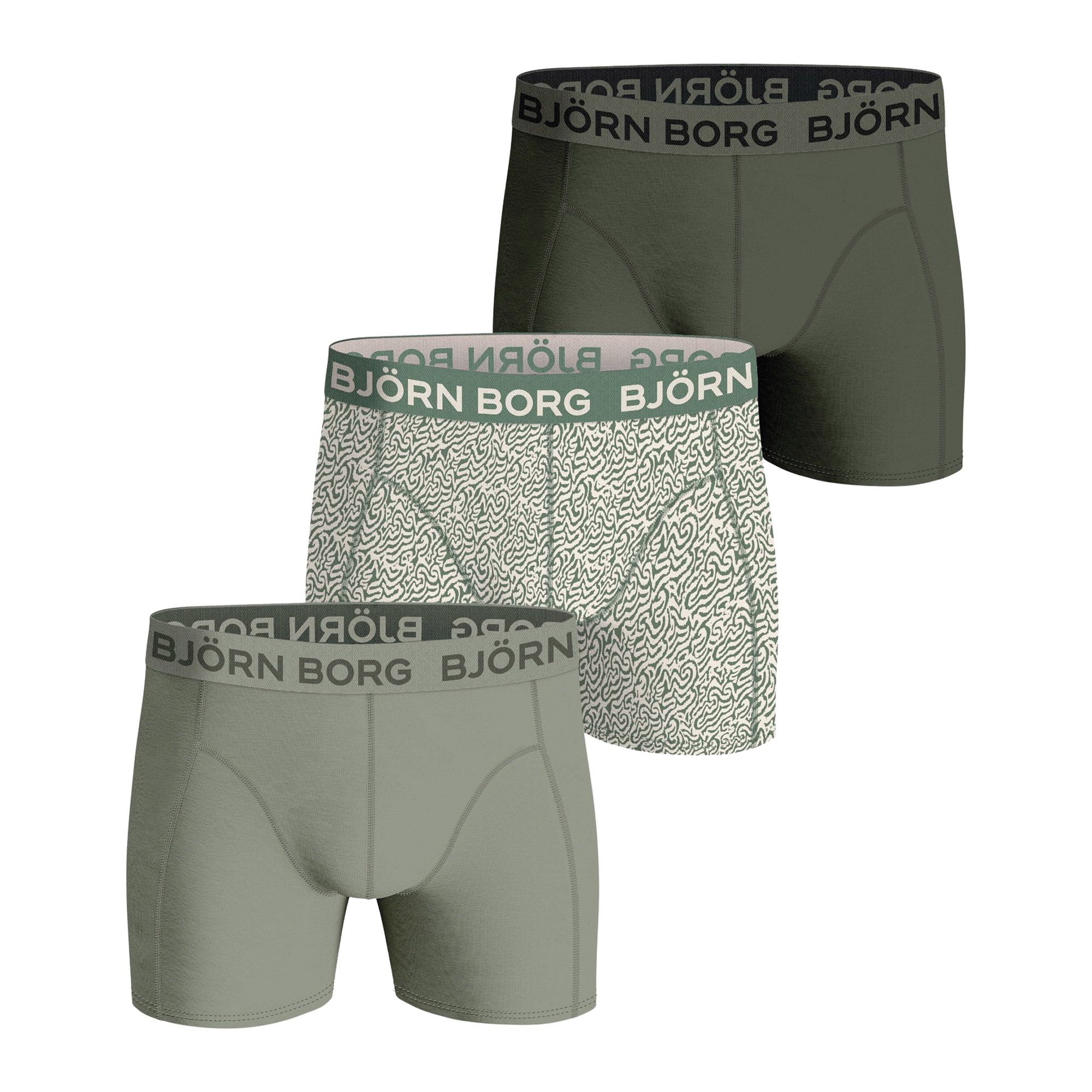 Björn Borg Cotton Stretch Boxershorts Heren (3-pack)