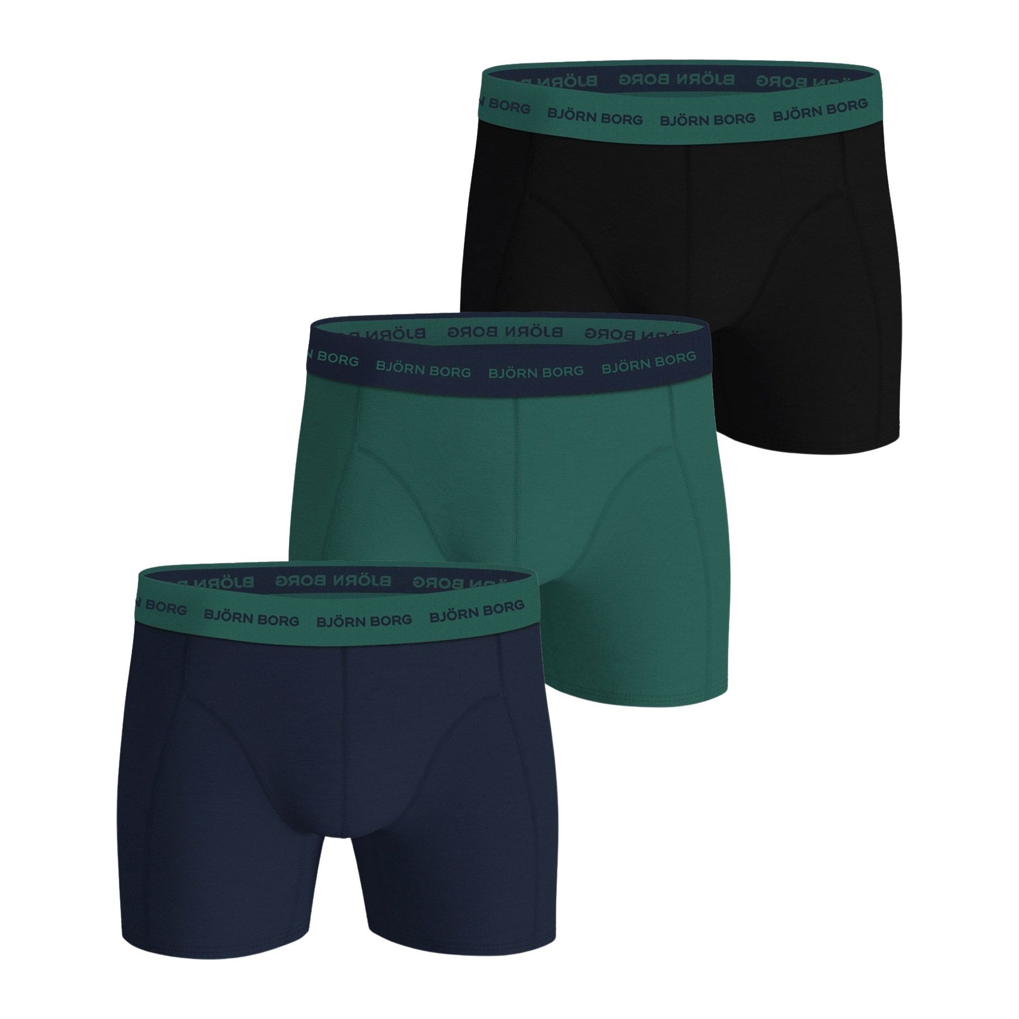 Björn Borg Cotton Stretch Boxershorts Heren (3-pack)