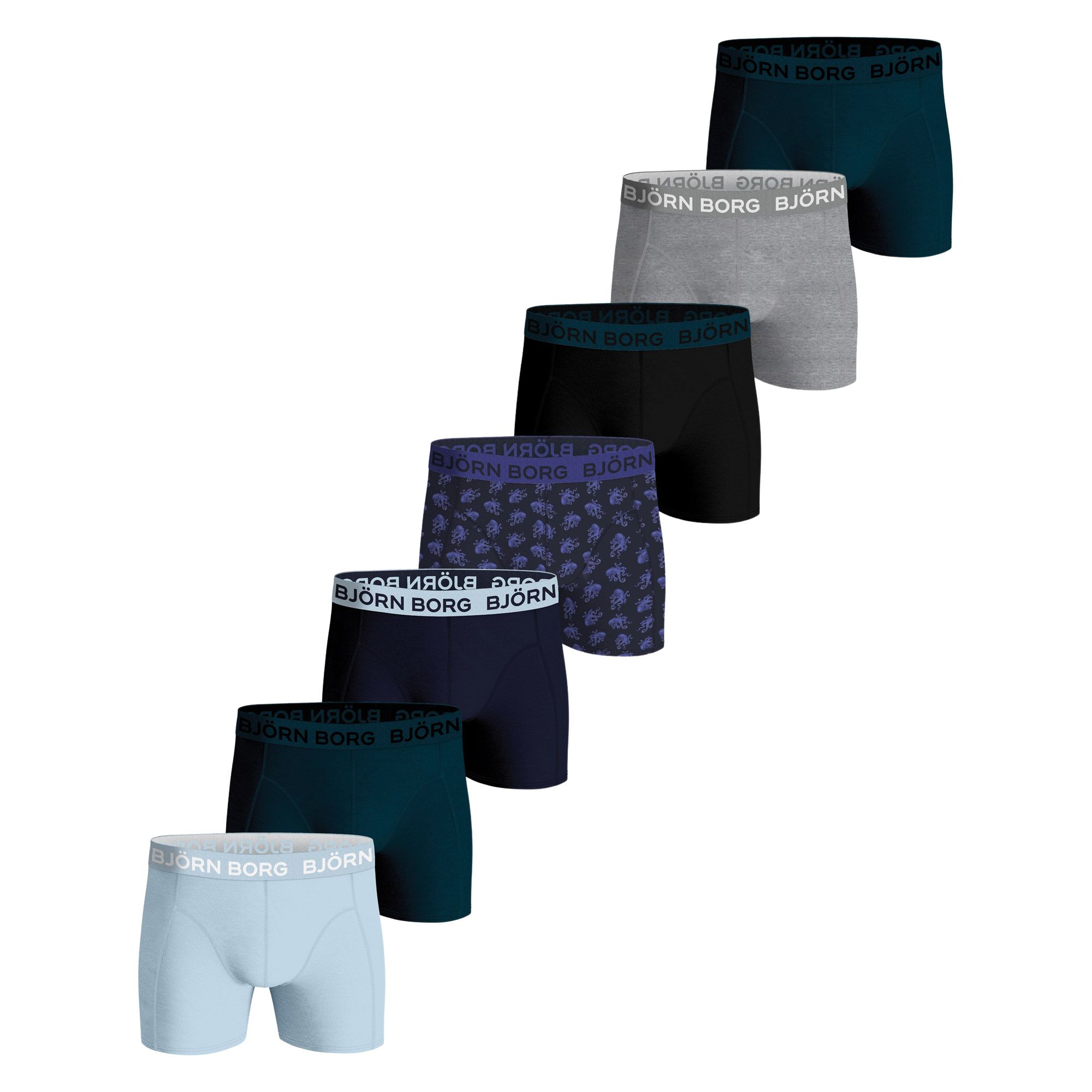 Björn Borg Cotton Stretch Boxershorts Heren (7-pack)