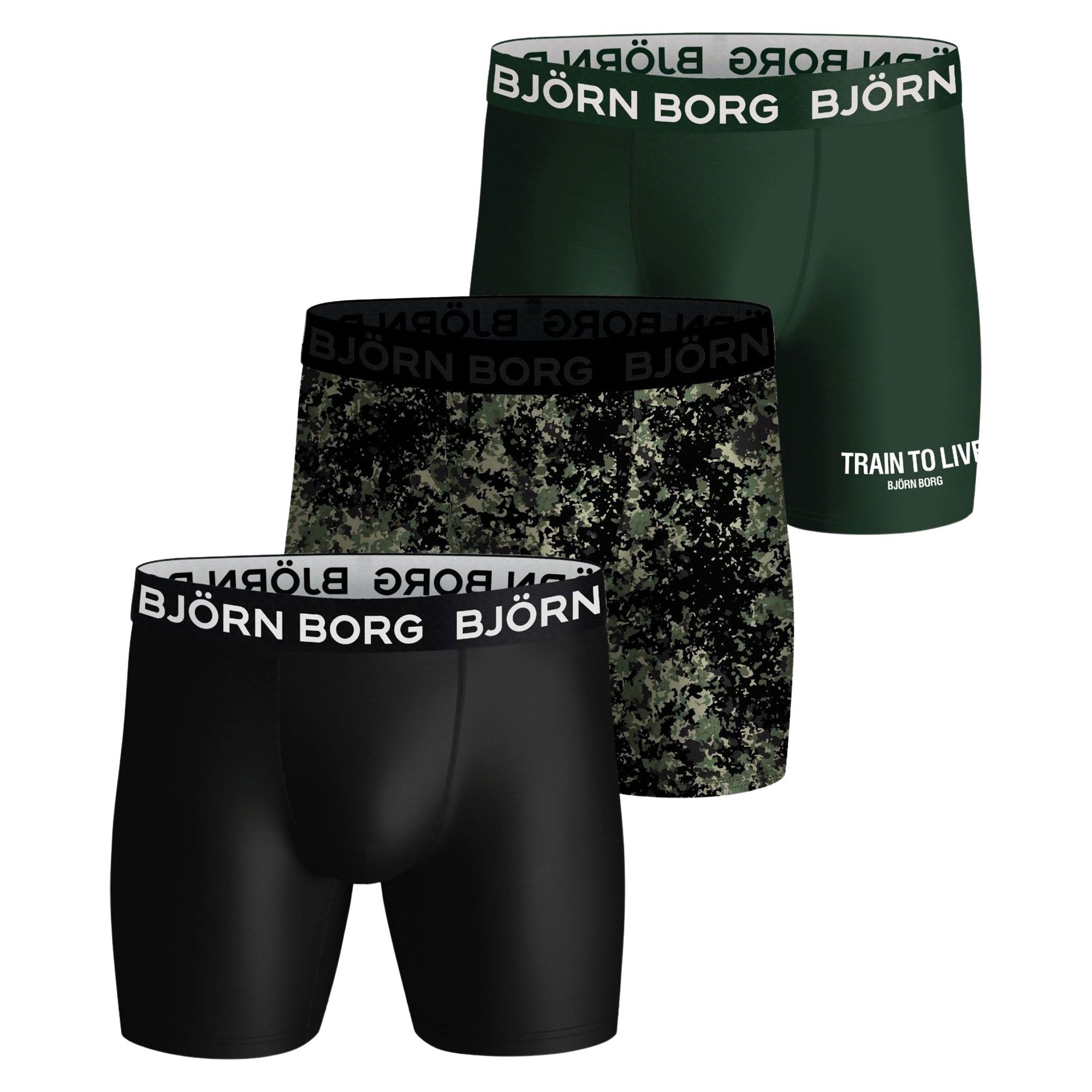 Björn Borg Performance Boxershorts Heren (3-pack)