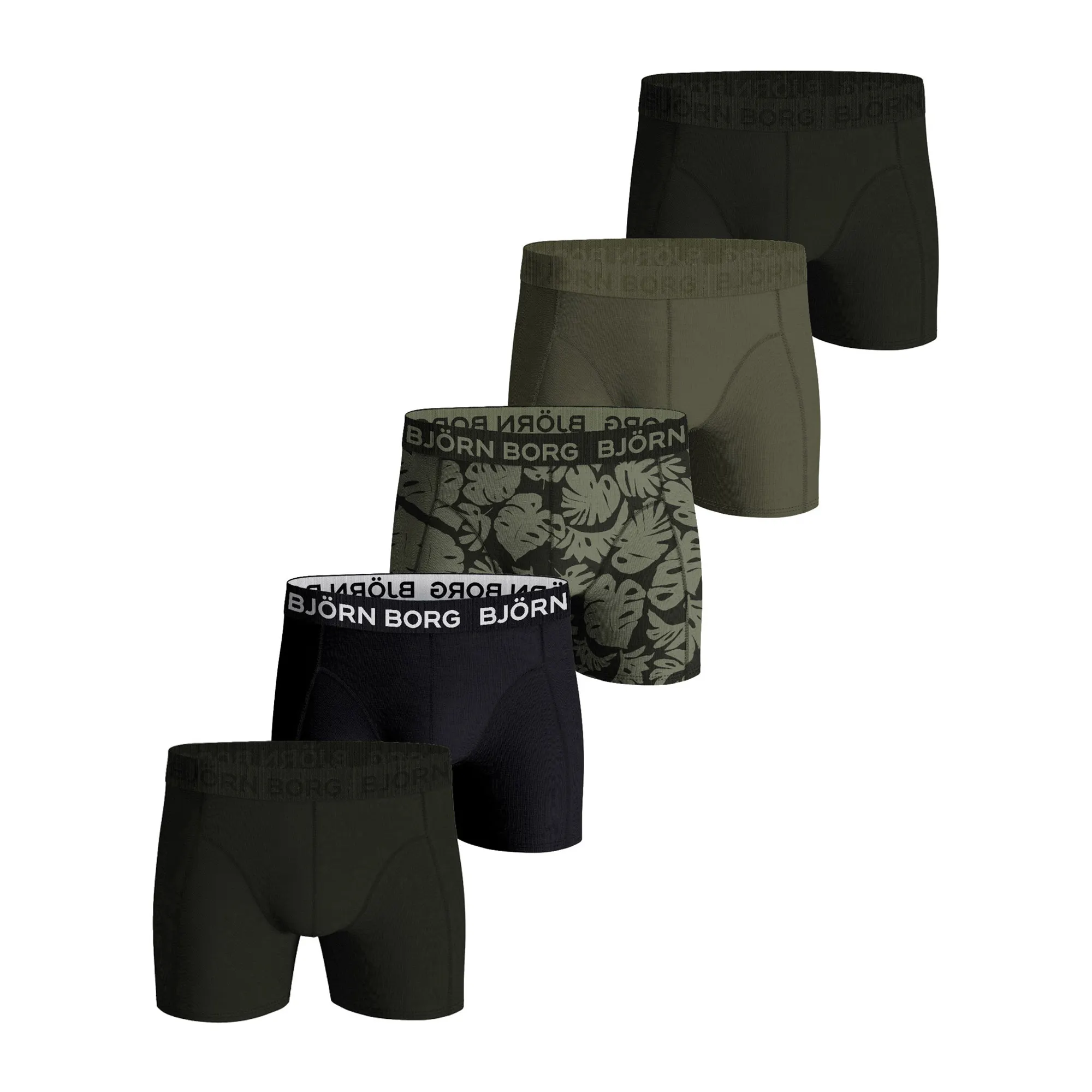Björn Borg Cotton Stretch Boxershorts Heren (5-pack)