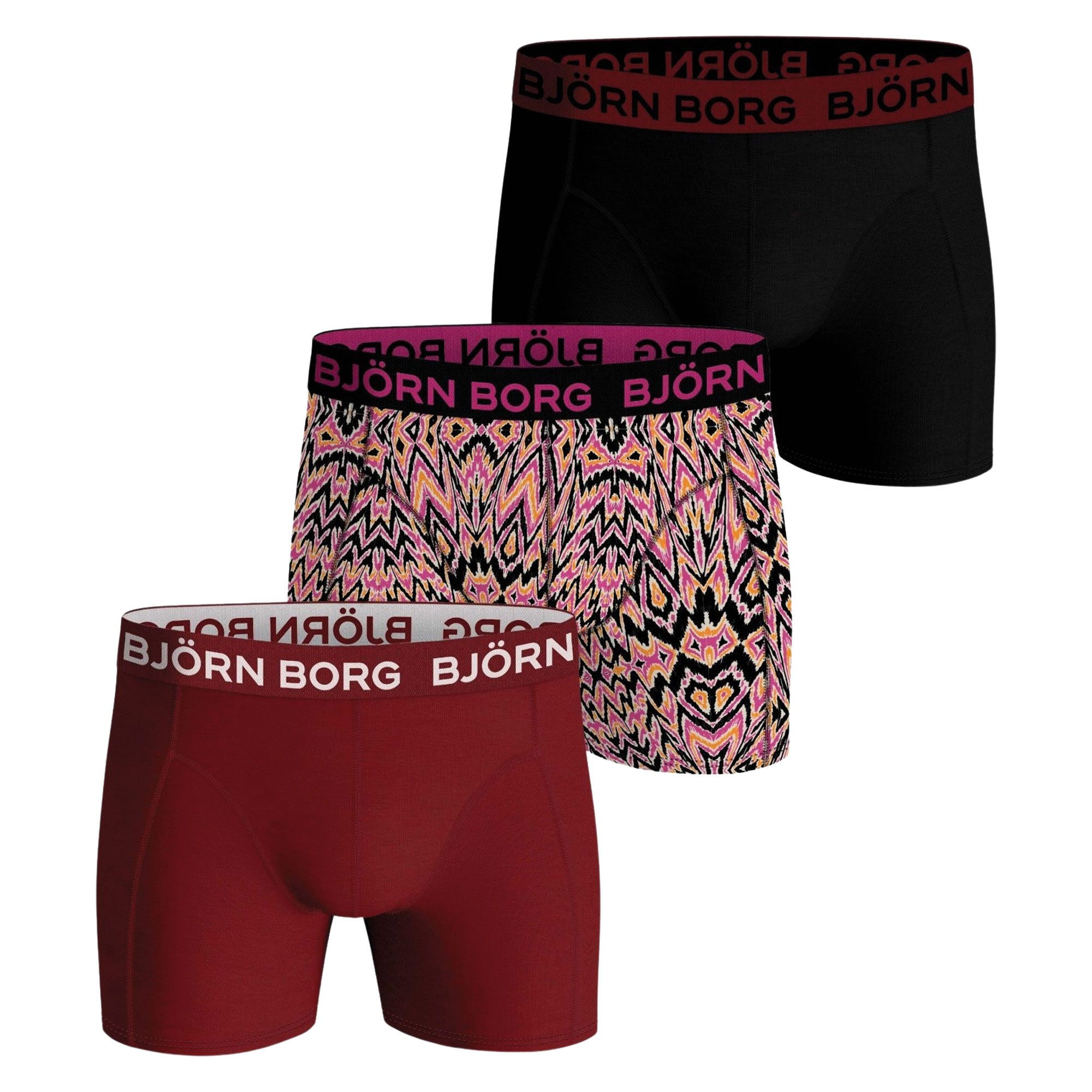 Björn Borg Cotton Stretch Boxershorts Heren (3-pack)