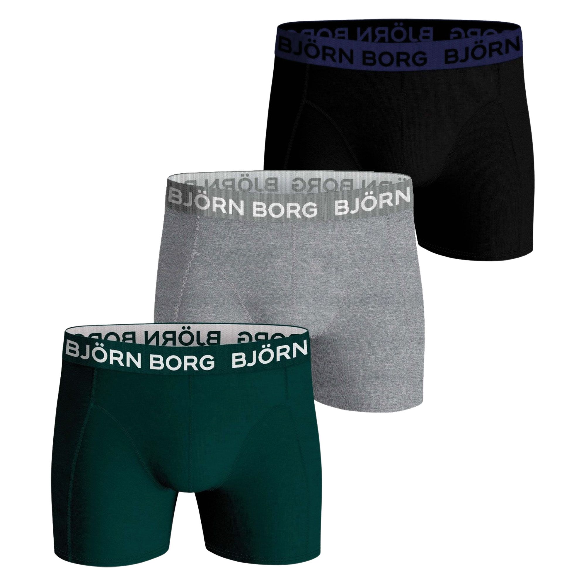 Björn Borg Cotton Stretch Boxershorts Heren (3-pack)