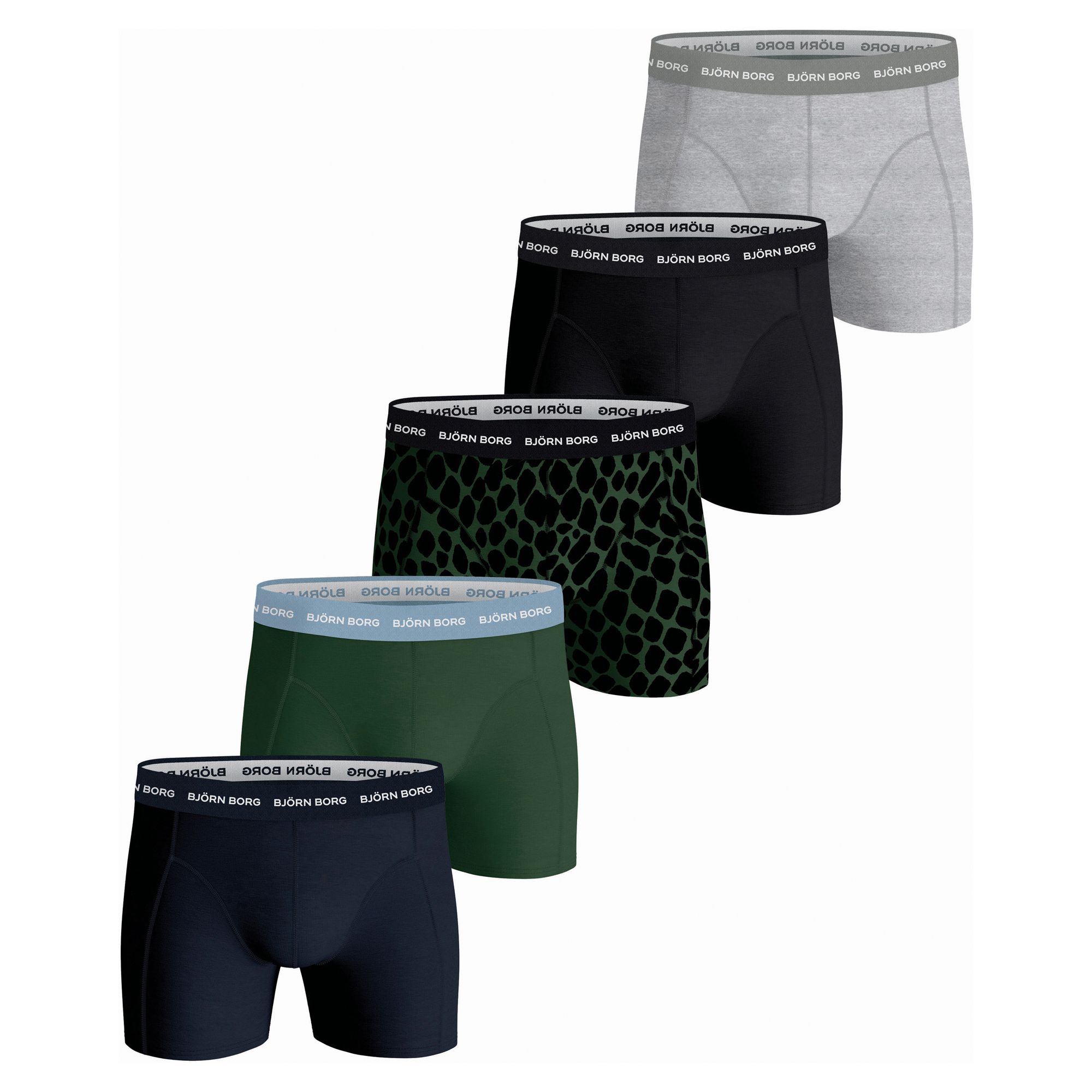 Björn Borg Cotton Stretch Boxershorts Heren (5-pack)