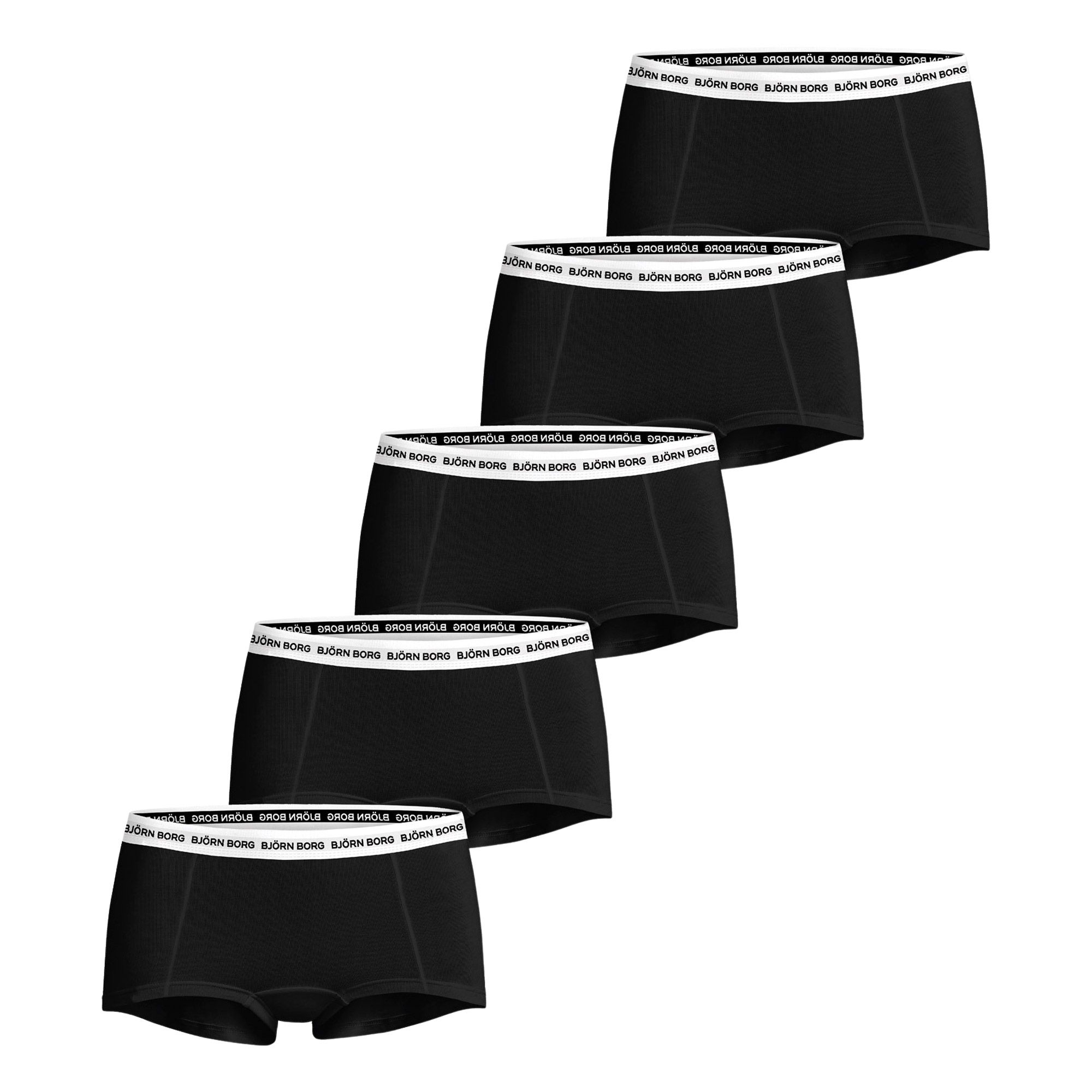 Björn Borg Logo Boxershorts Dames (5-pack)