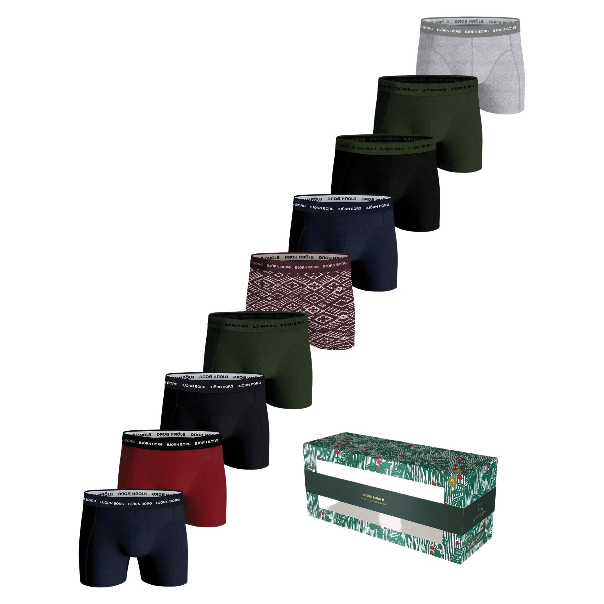 Björn Borg Cotton Stretch Boxershorts Heren (9-pack)