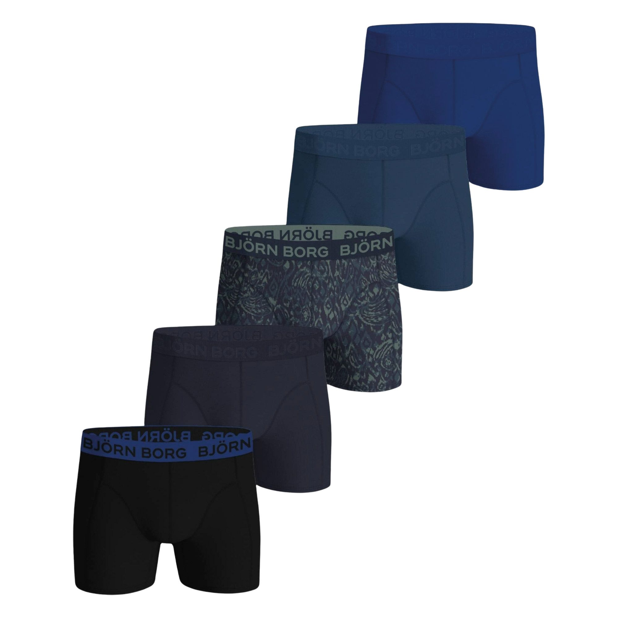 Björn Borg Cotton Stretch Boxershorts Heren (5-pack)