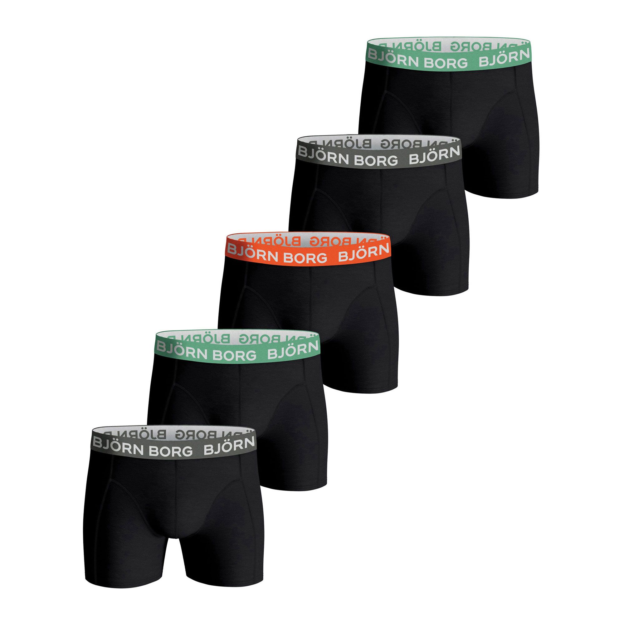 Björn Borg Cotton Stretch Boxershorts Heren (5-pack)