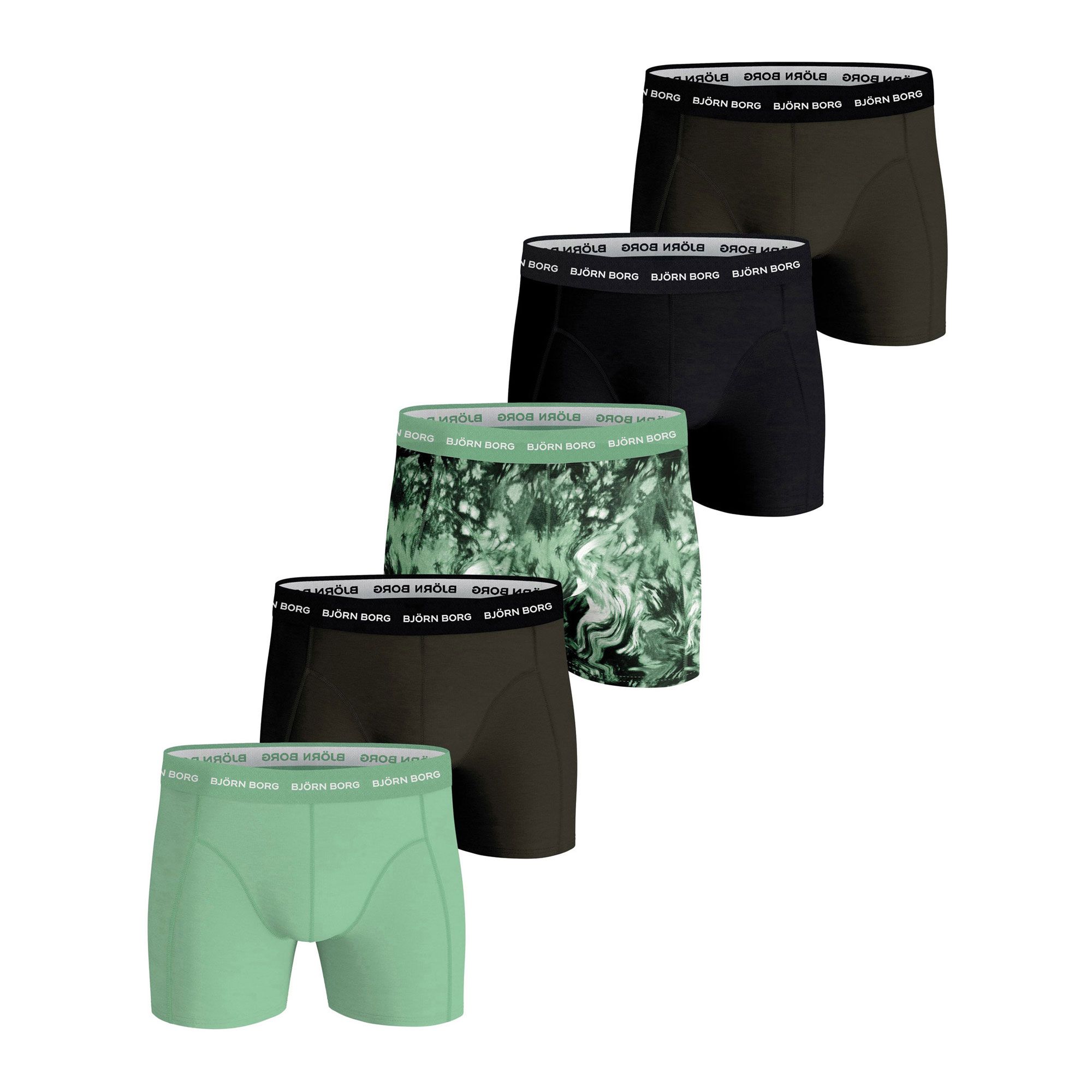 Björn Borg Cotton Stretch Boxershorts Heren (5-pack)