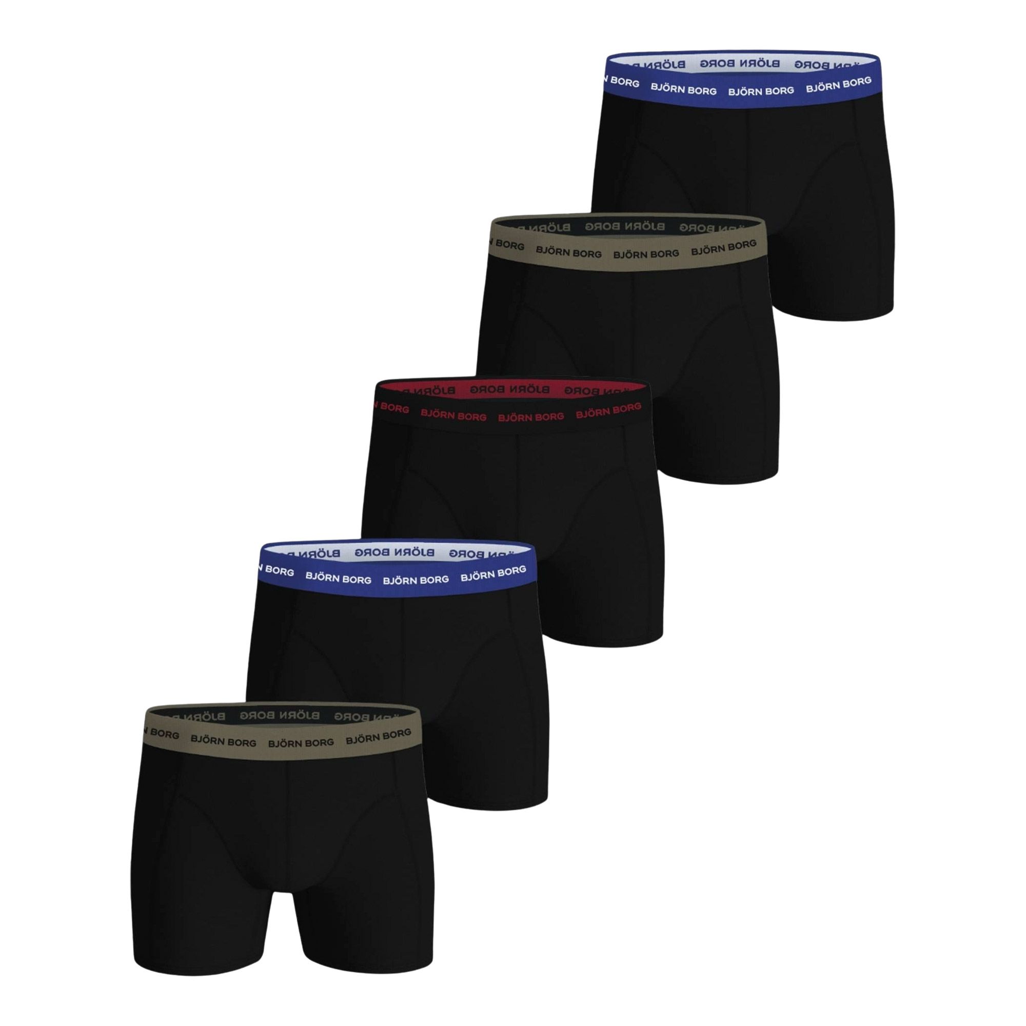 Caleçon Björn Borg Cotton Stretch Hommes (lot de 5)