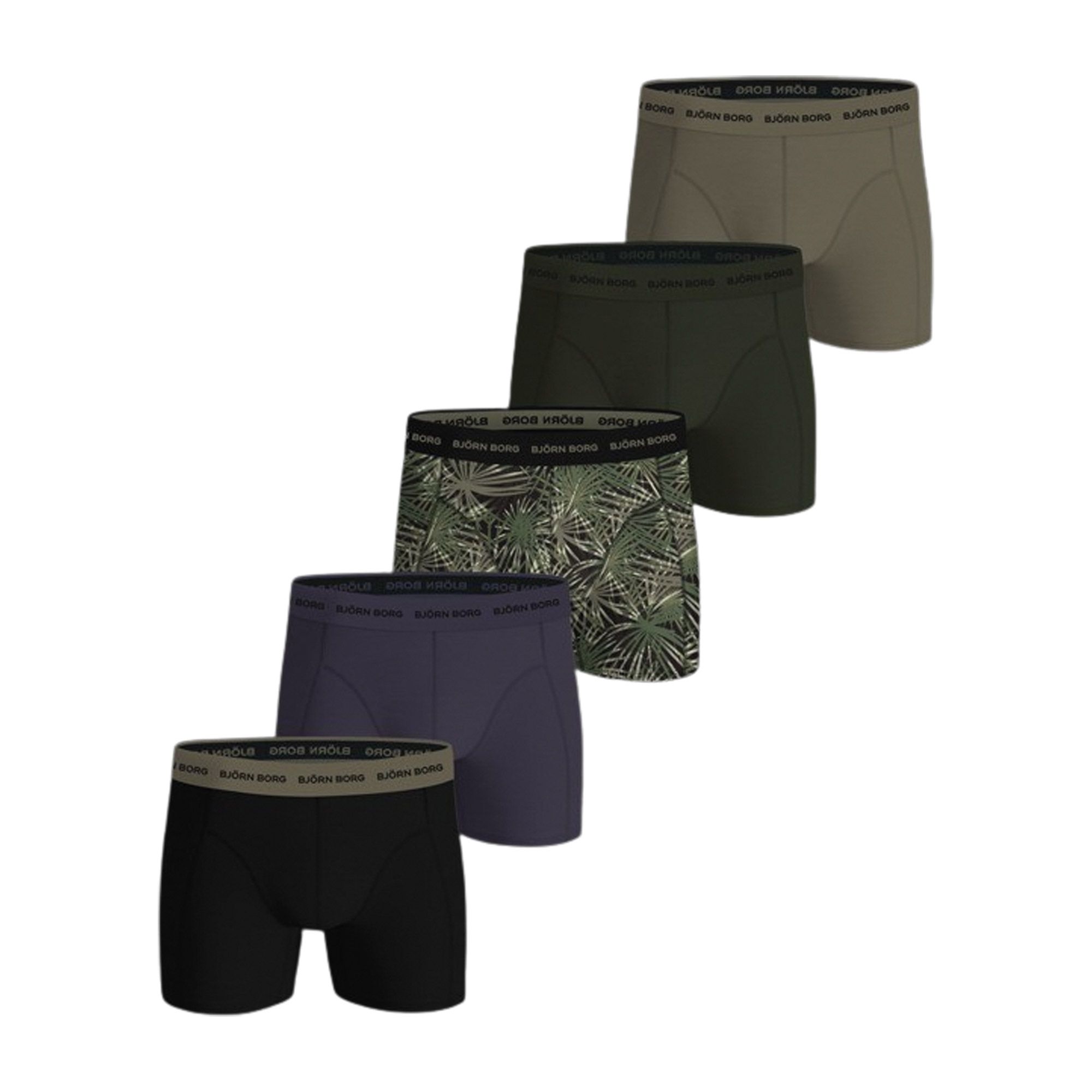 Caleçon Björn Borg Cotton Stretch Hommes (lot de 5)
