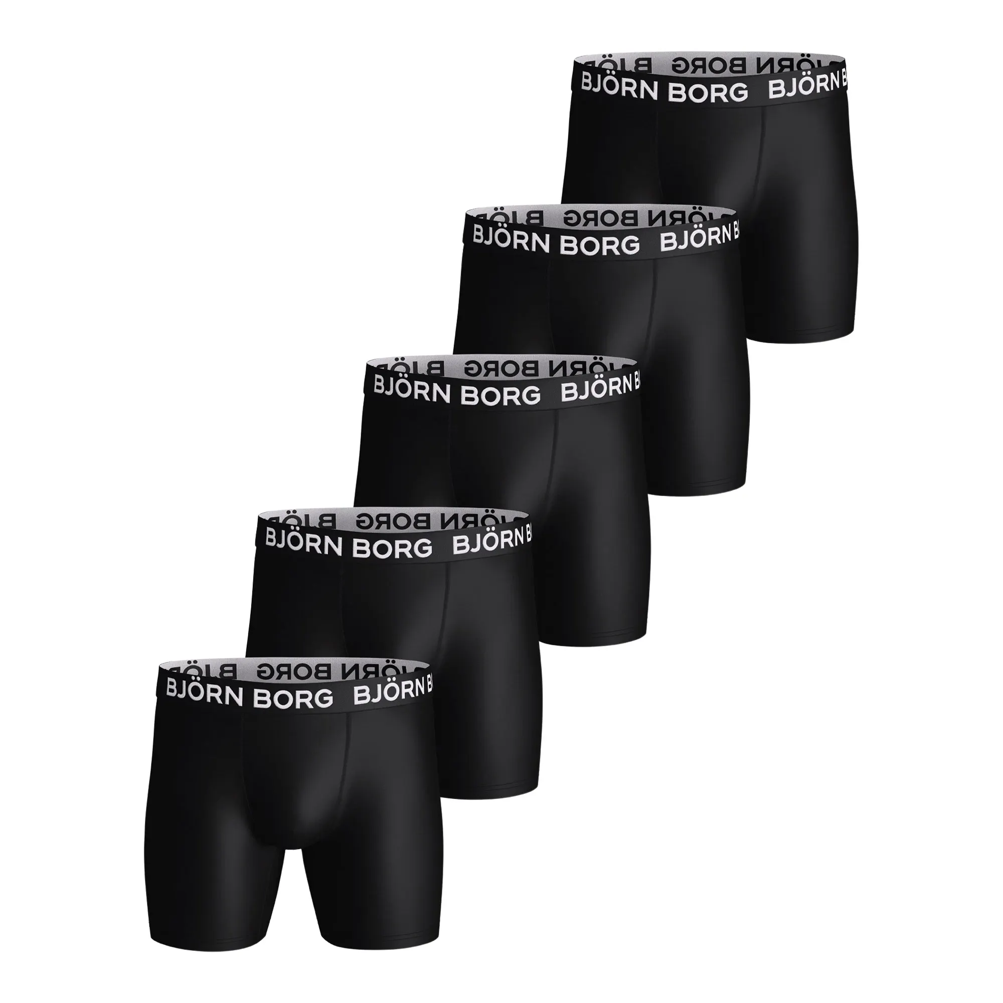 Björn Borg Sports Microfiber Boxershorts Heren (5-pack)