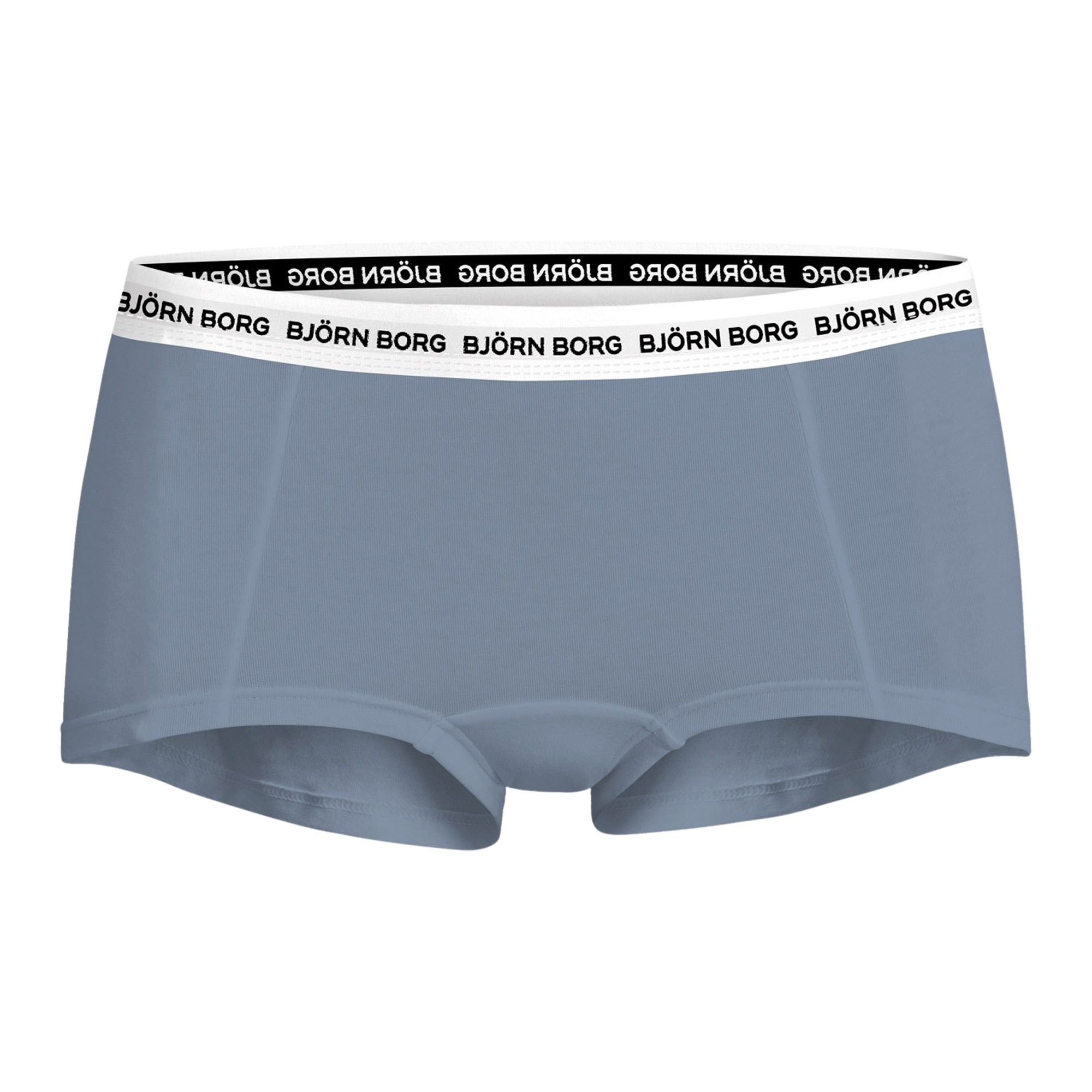 Björn Borg meisjes cotton stretch 3-pack mini horts basic flowers groen & zwart Björn Borg meisjes cotton stretch 3-pack mini horts basic flowers groen & zwart
