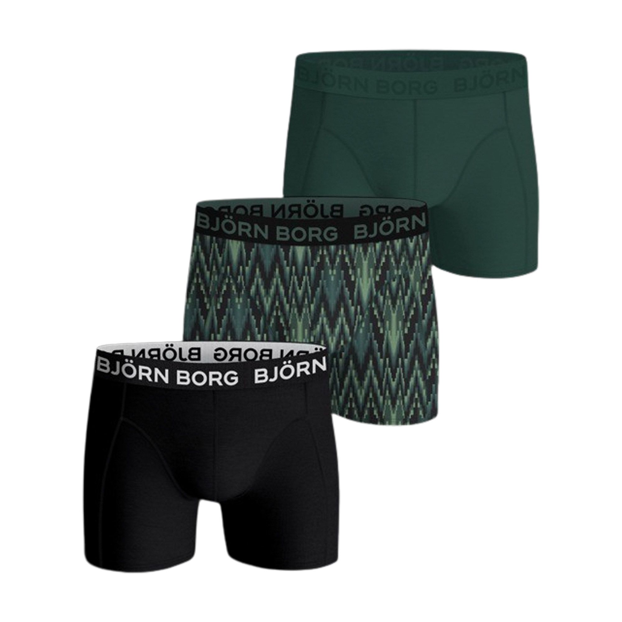 Björn Borg Cotton Stretch Boxershorts Heren (3-pack)