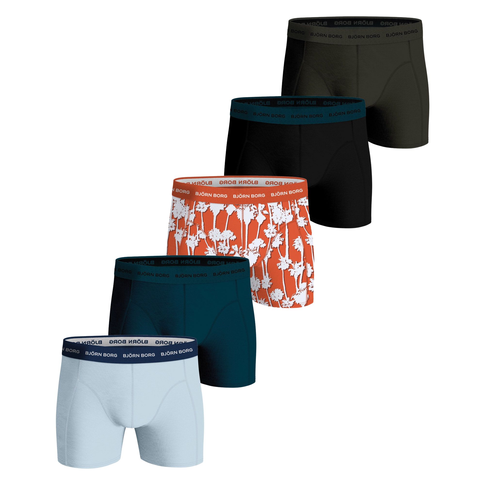 Björn Borg Cotton Stretch Boxershorts Heren (5-pack)